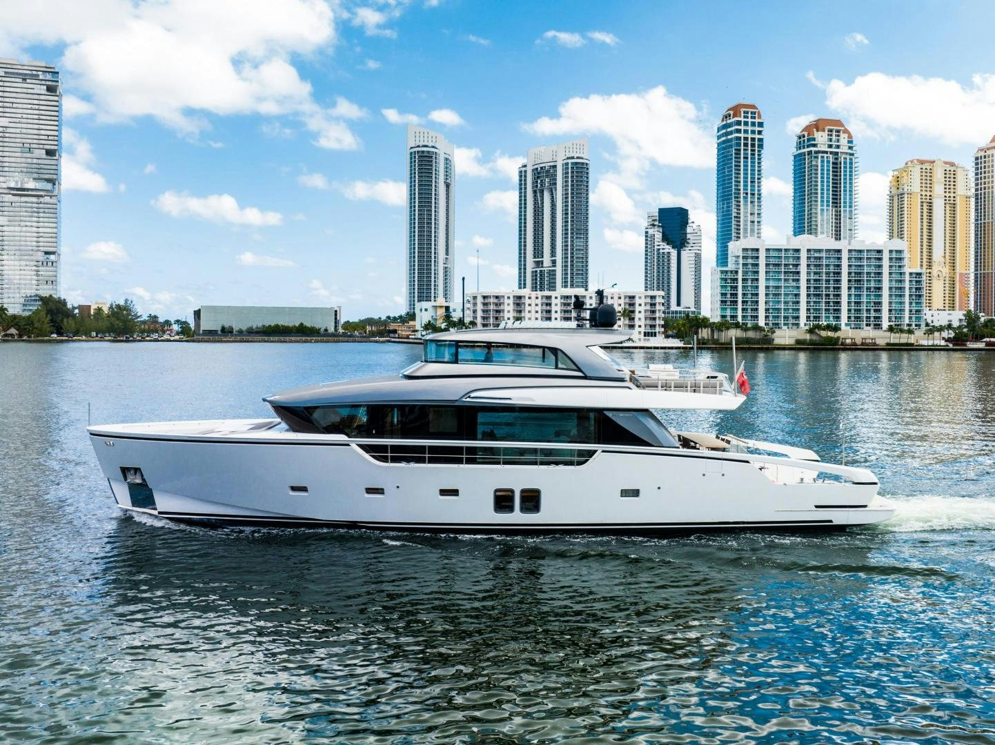 a boat on the water aboard ABOUT TIME Yacht for Sale