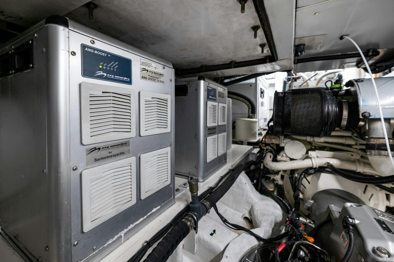 a machine with a screen aboard ABOUT TIME Yacht for Sale