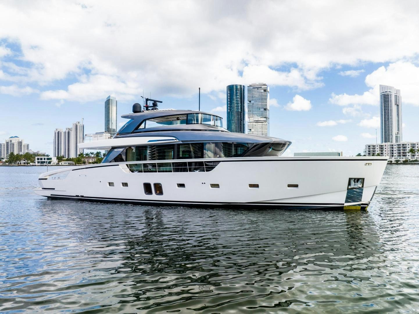 a boat on the water aboard ABOUT TIME Yacht for Sale