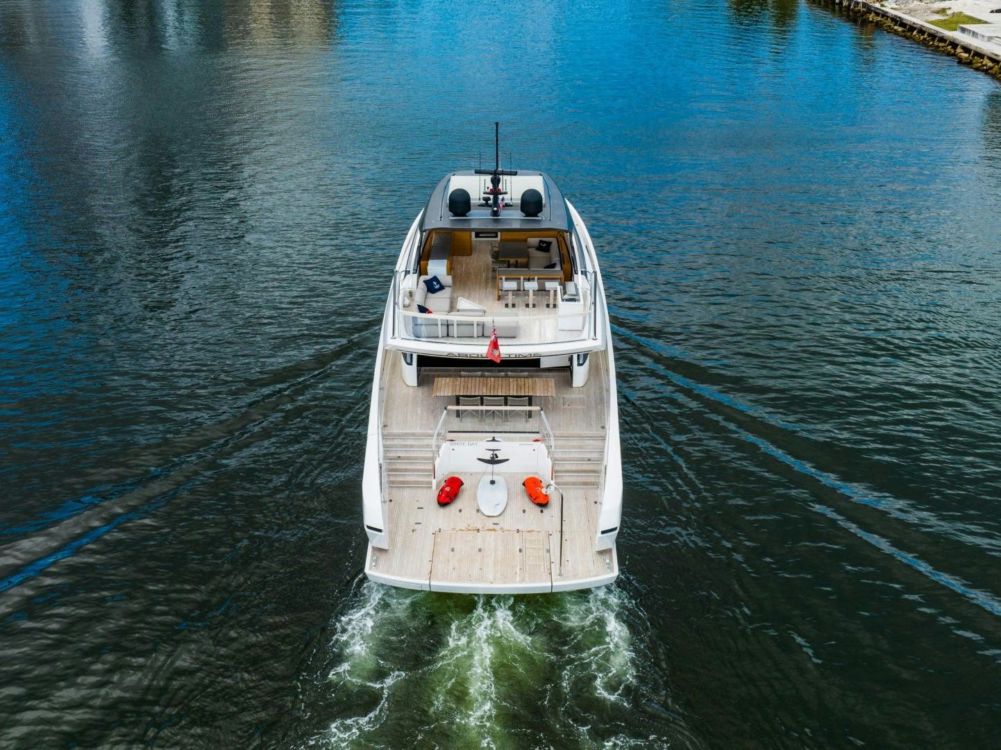 a boat on the water aboard ABOUT TIME Yacht for Sale