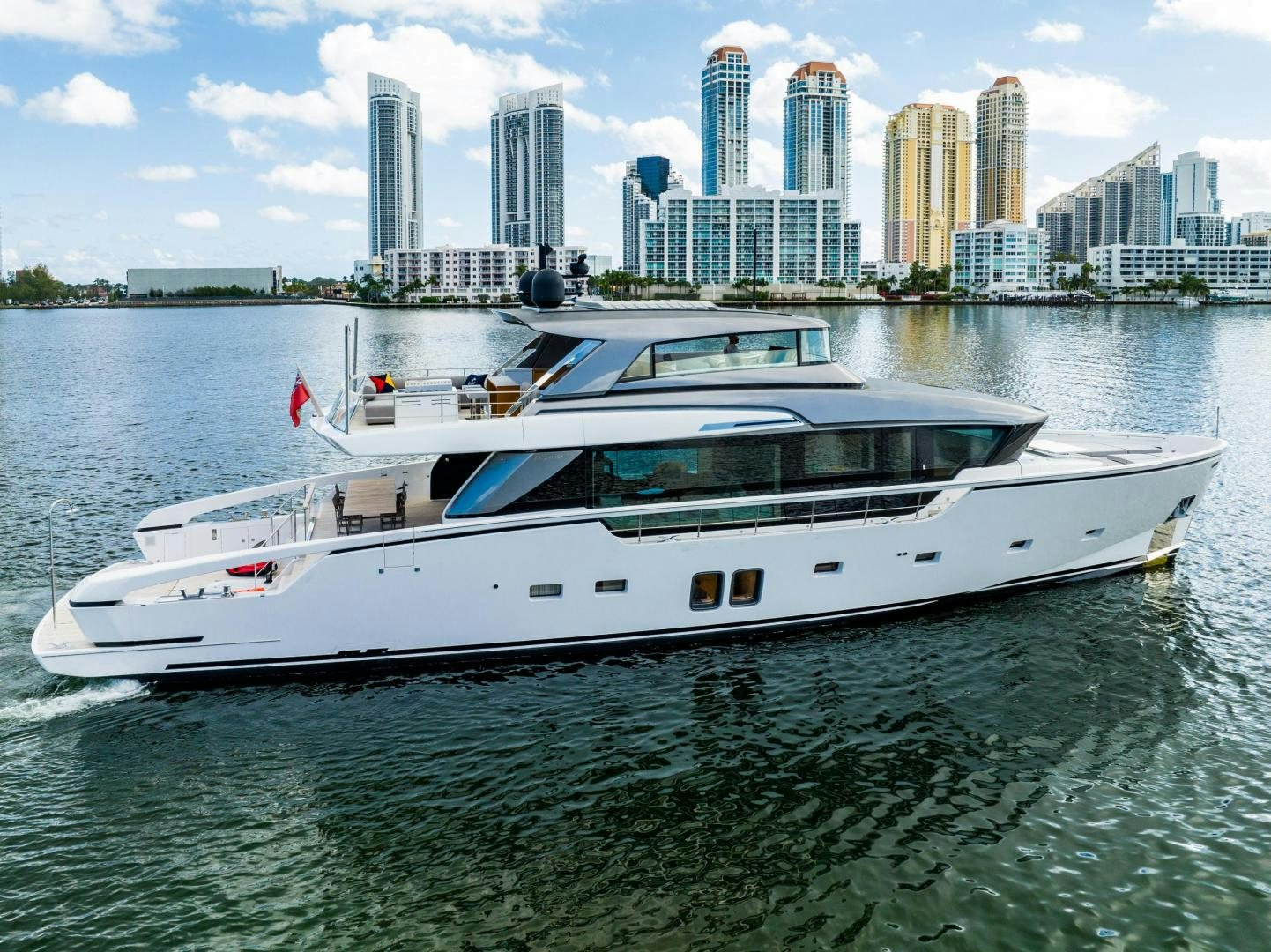 a boat on the water aboard ABOUT TIME Yacht for Sale