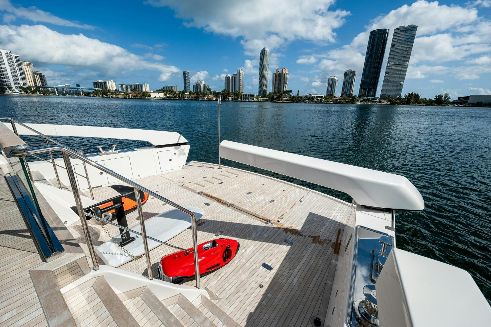 a boat on the water aboard ABOUT TIME Yacht for Sale