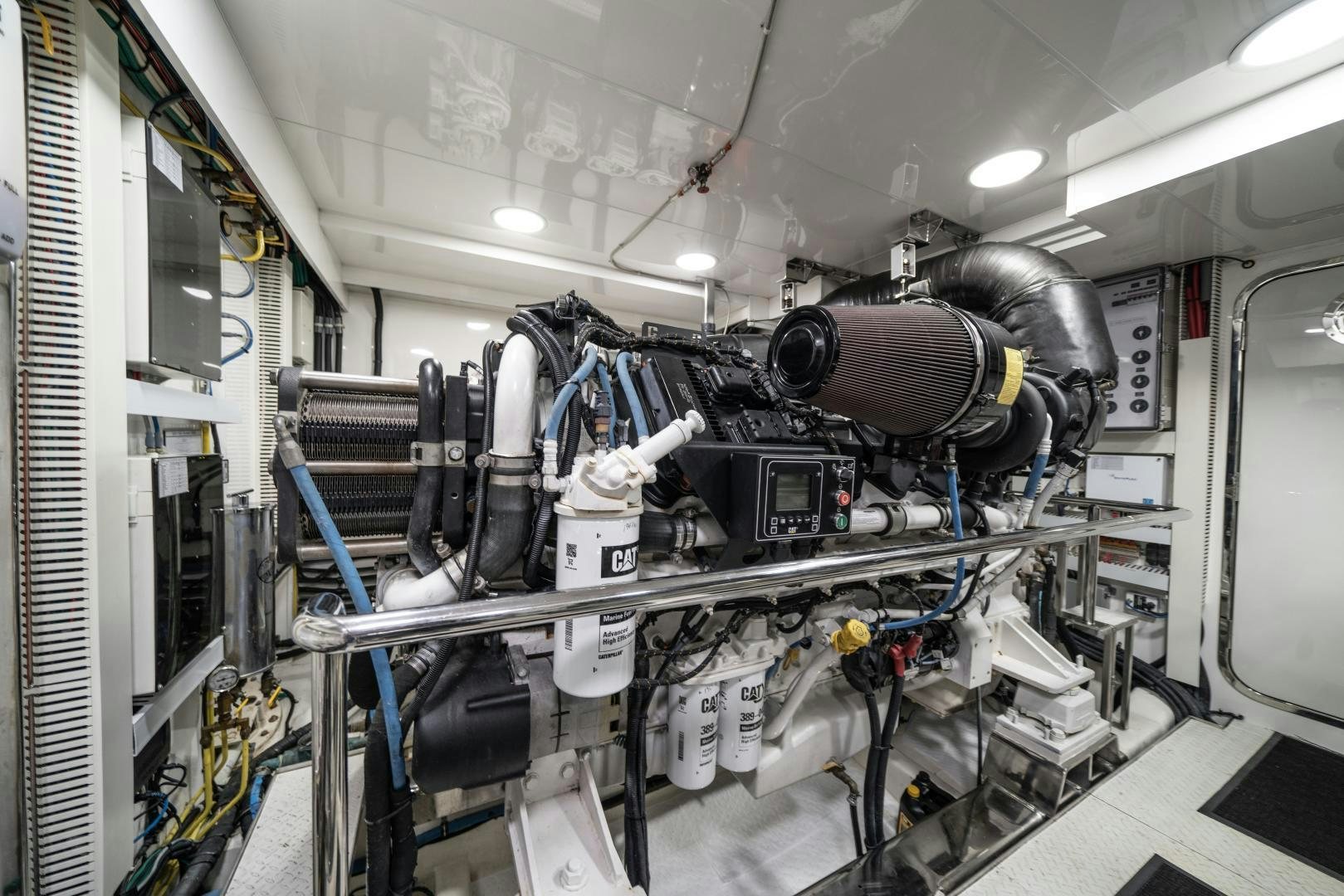 a machine with wires aboard SANCTUARY Yacht for Sale