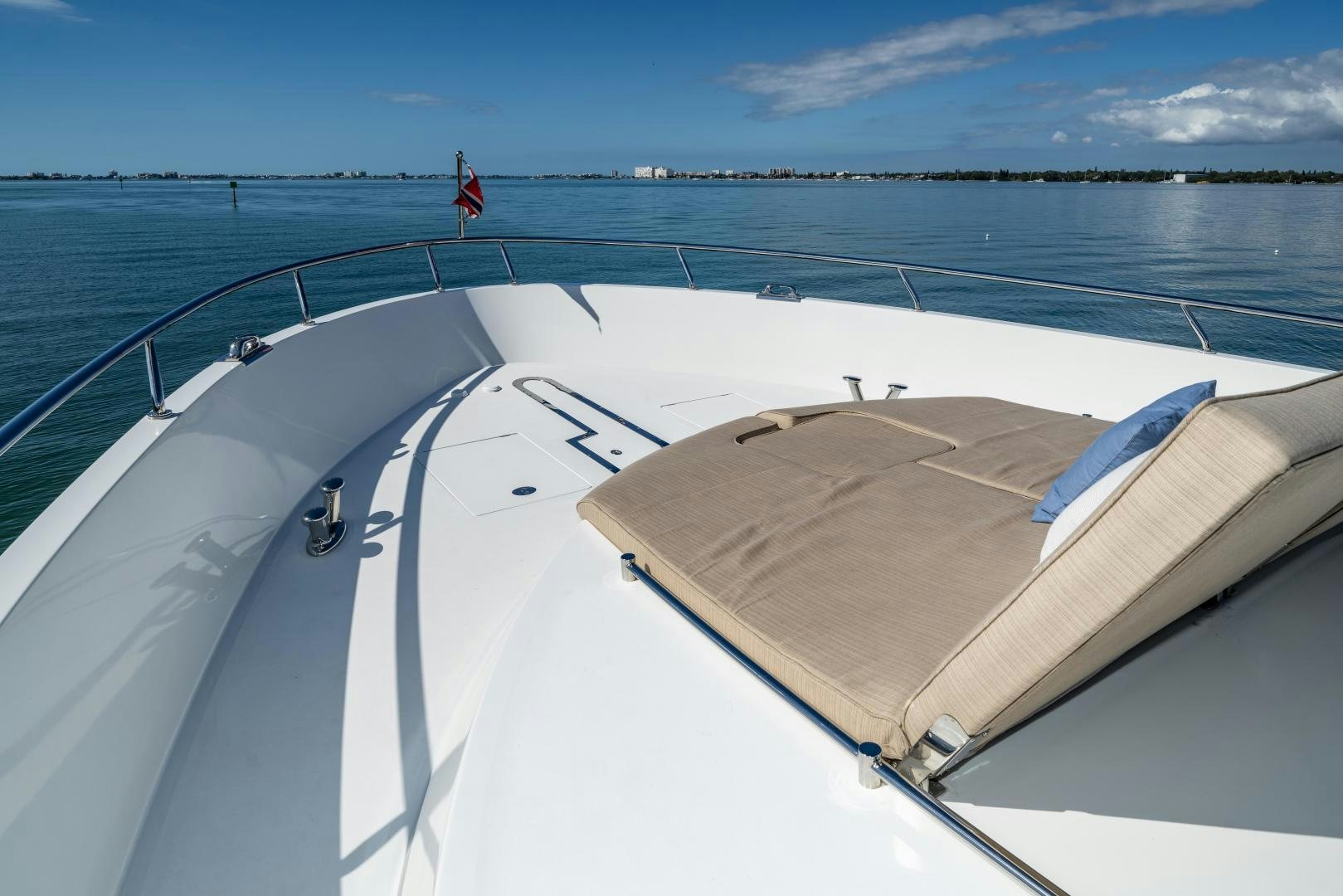a boat on the water aboard SANCTUARY Yacht for Sale