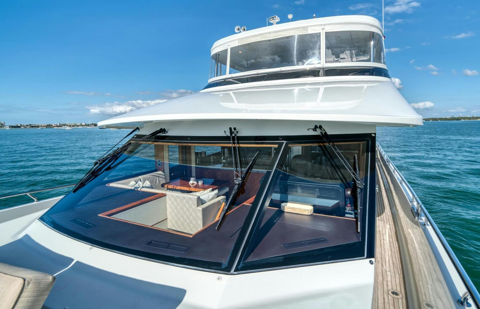 a boat on the water aboard SANCTUARY Yacht for Sale