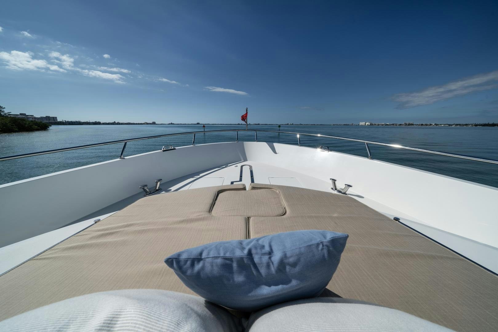 a hat on a boat aboard SANCTUARY Yacht for Sale
