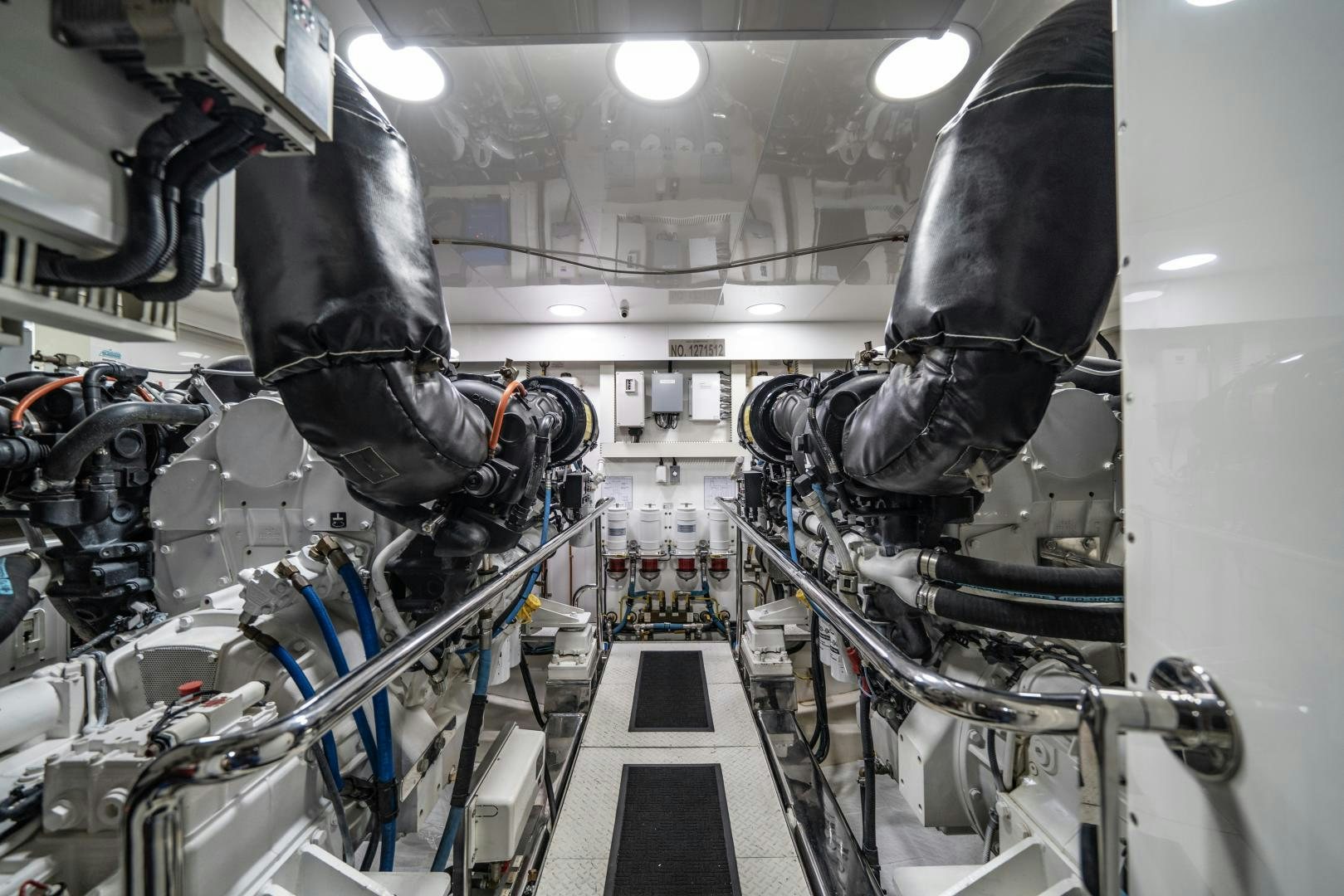 a large machine with many wires aboard SANCTUARY Yacht for Sale