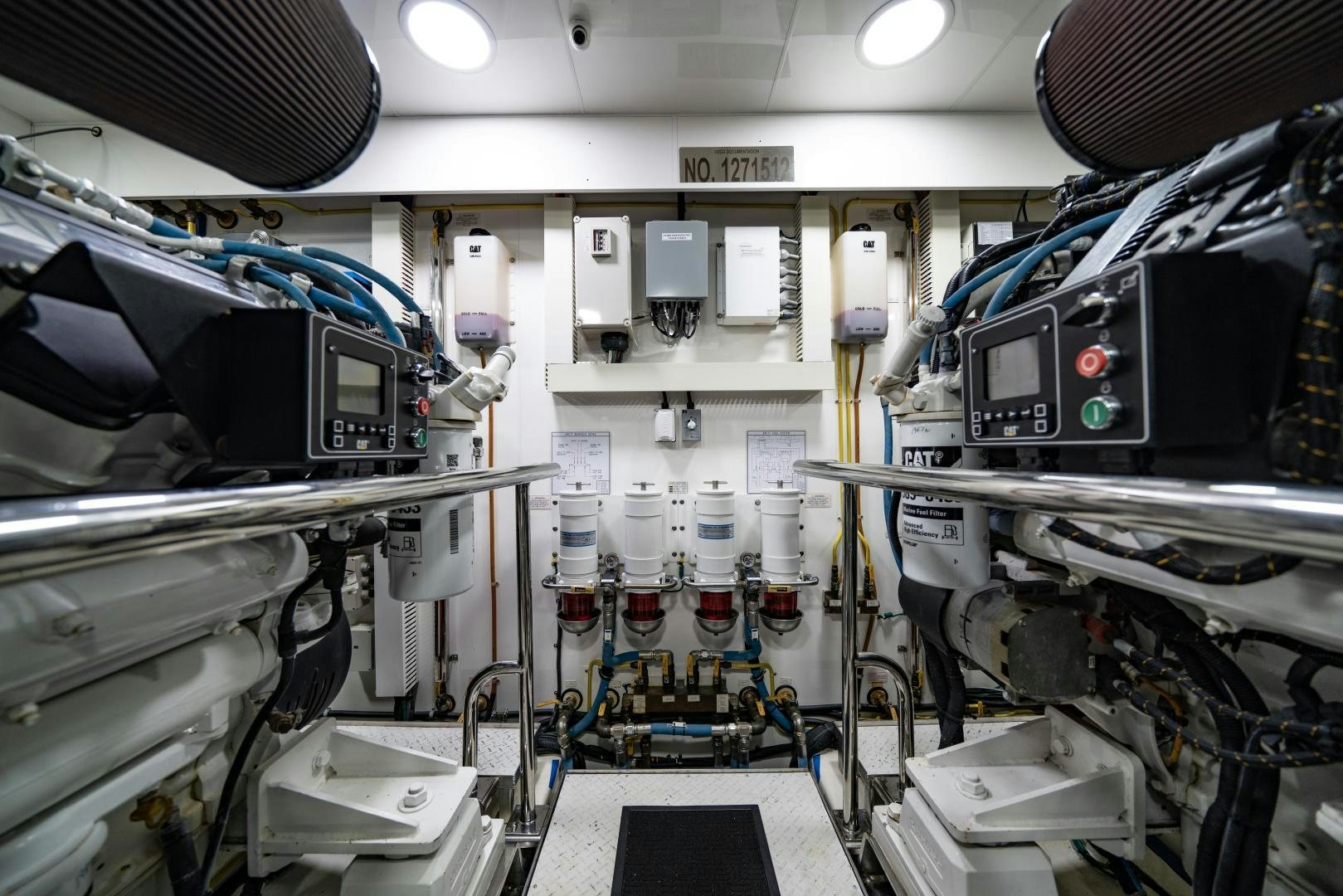 close-up of a machine aboard SANCTUARY Yacht for Sale