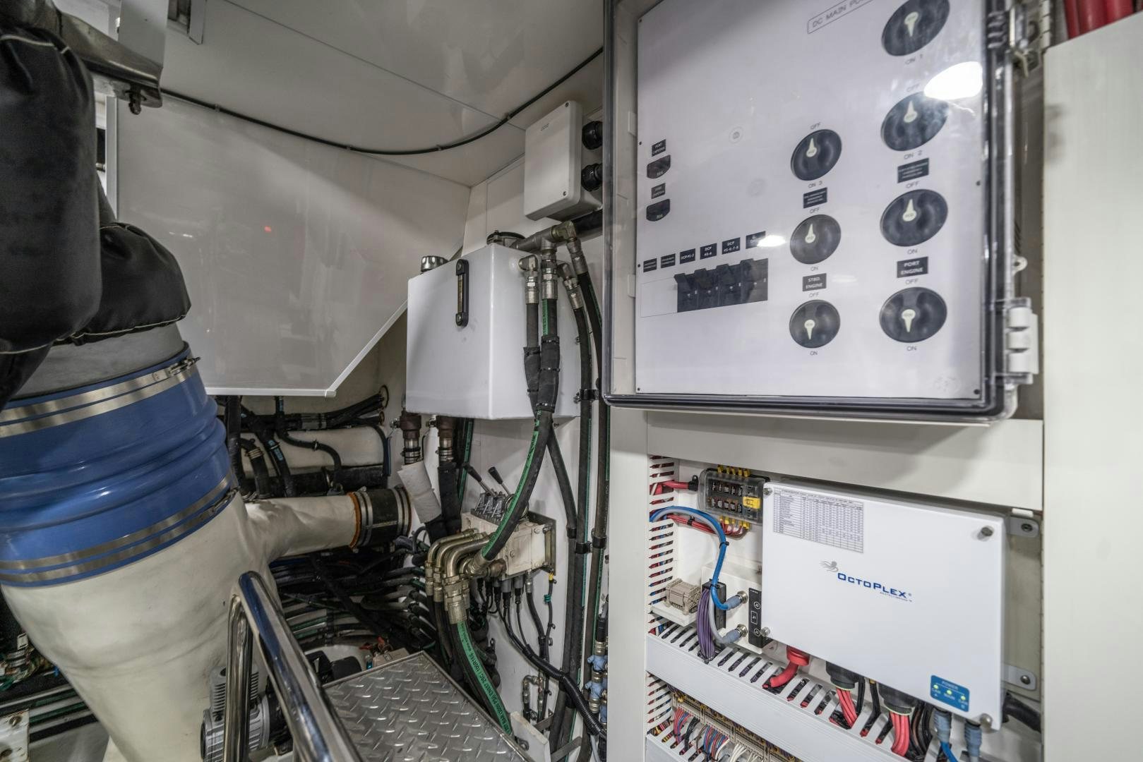 a close-up of a machine aboard SANCTUARY Yacht for Sale