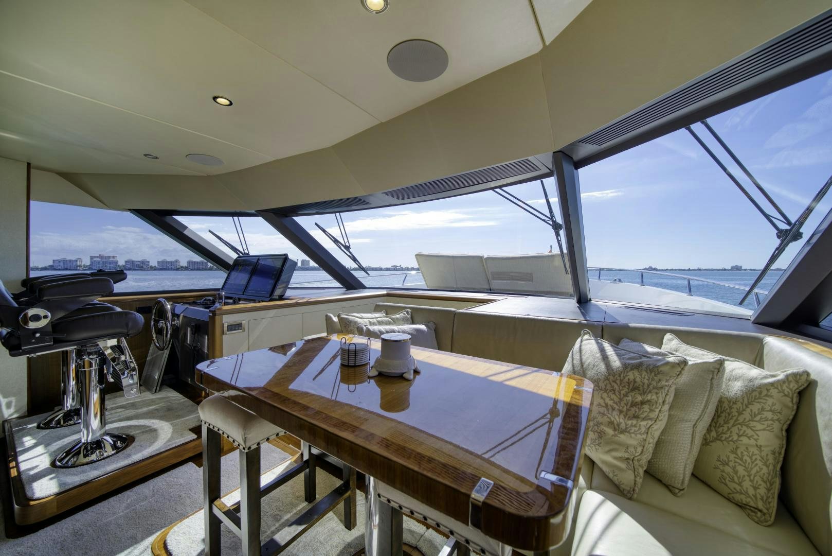 inside of a boat aboard SANCTUARY Yacht for Sale