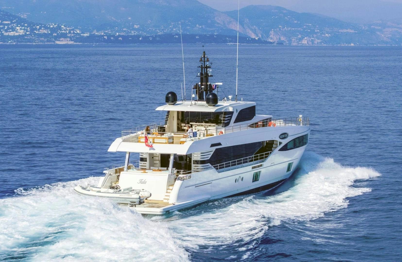 a ship on the water aboard OCEAN VIEW Yacht for Sale