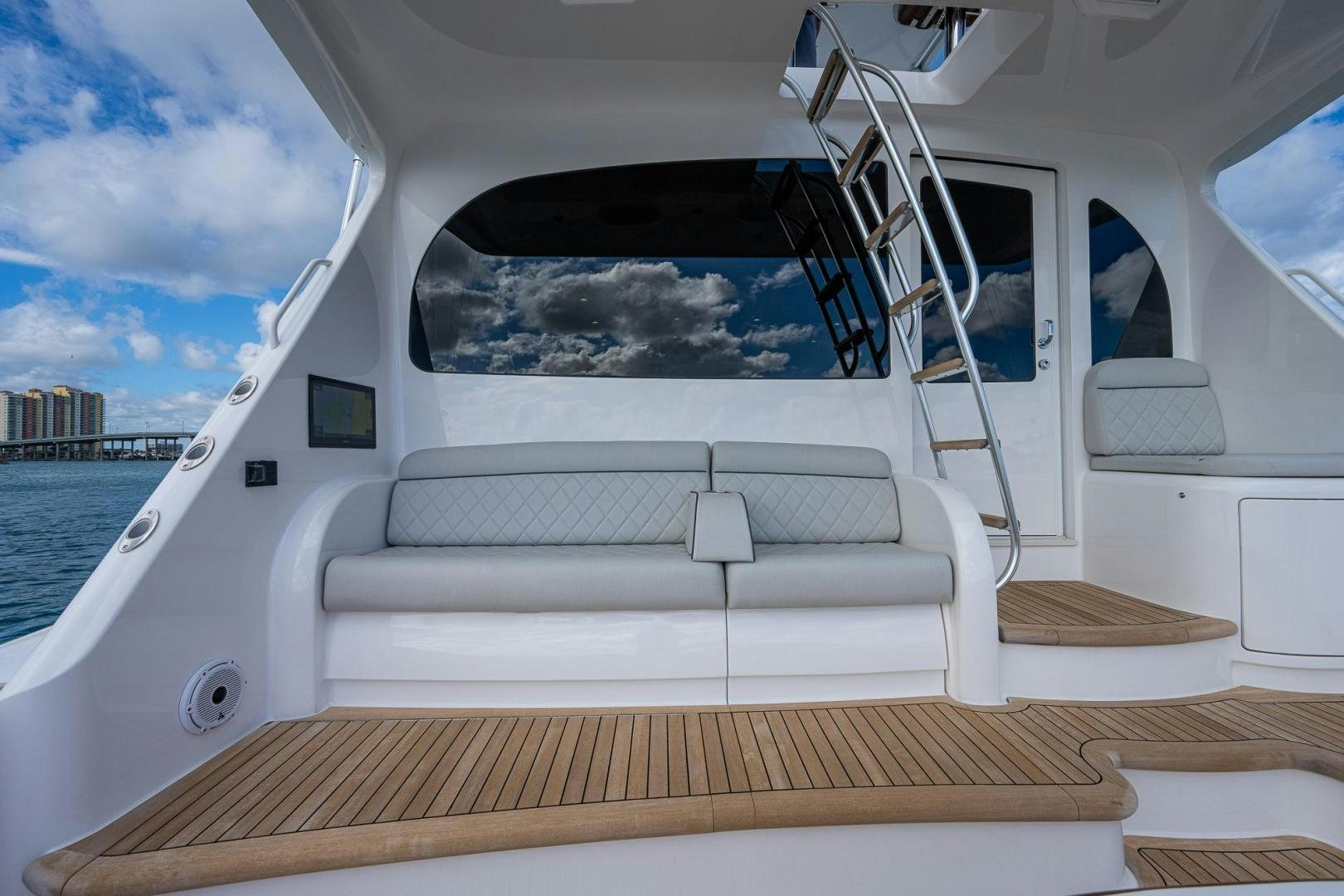 the inside of a boat aboard KEMOSABE Yacht for Sale