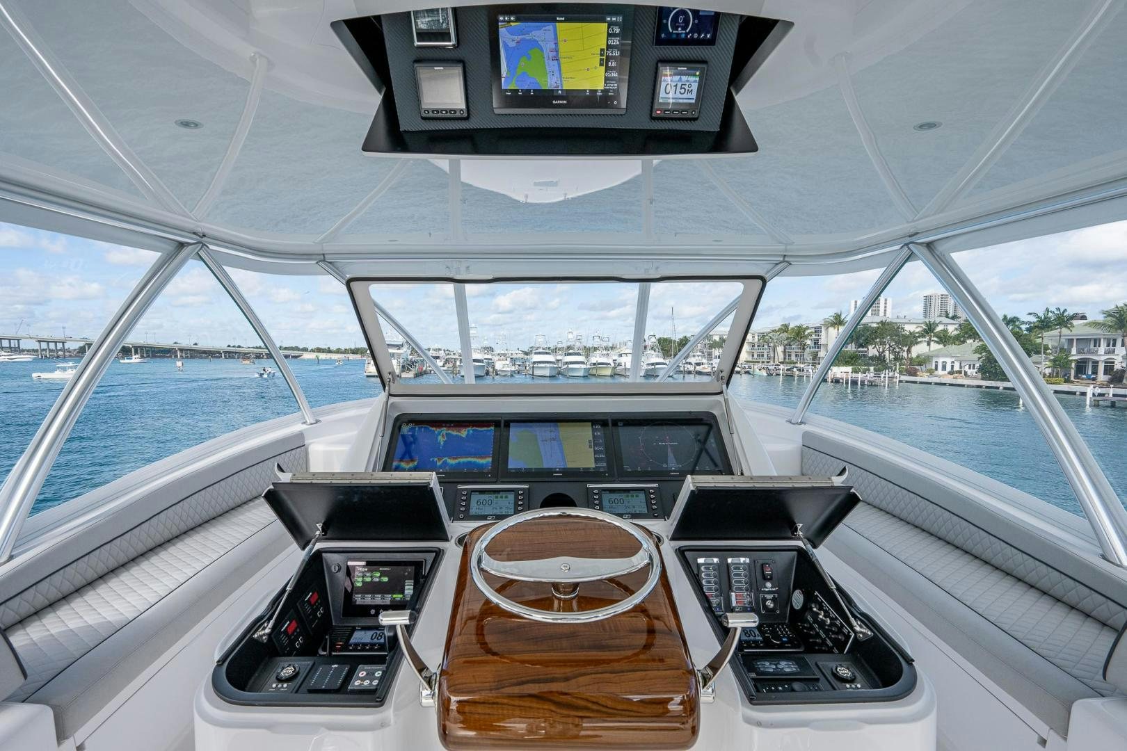 inside of a boat aboard KEMOSABE Yacht for Sale