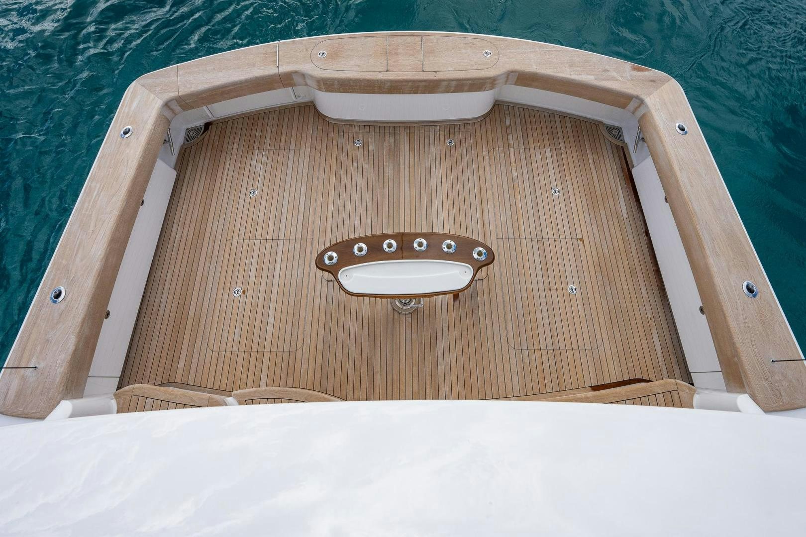 a wooden box with a metal lid aboard KEMOSABE Yacht for Sale