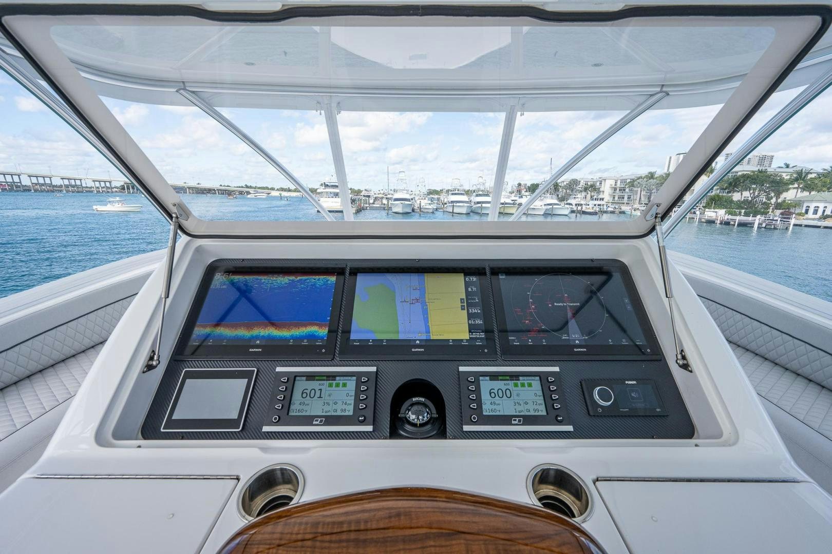 the back of a car aboard KEMOSABE Yacht for Sale