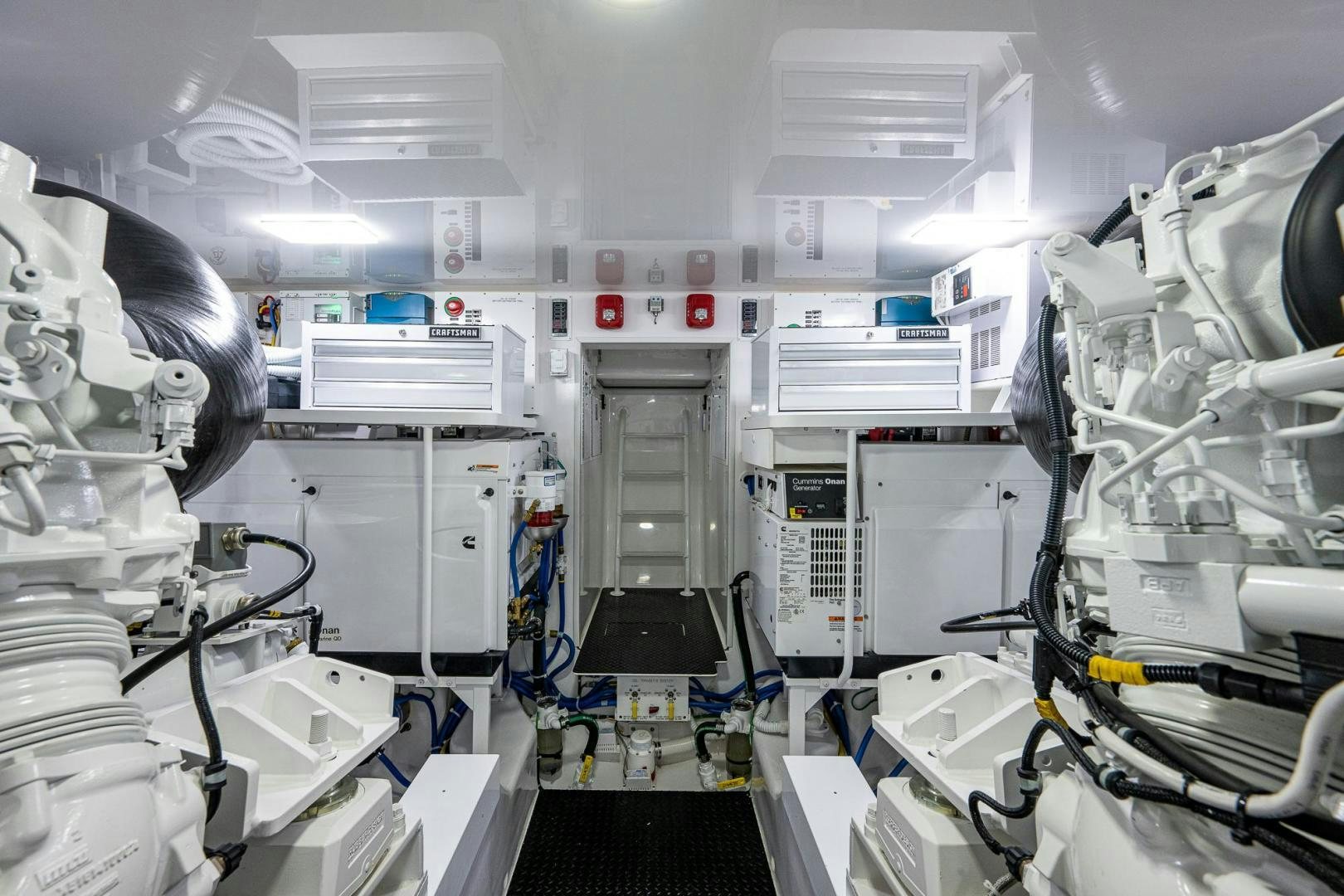 a room with machinery aboard KEMOSABE Yacht for Sale