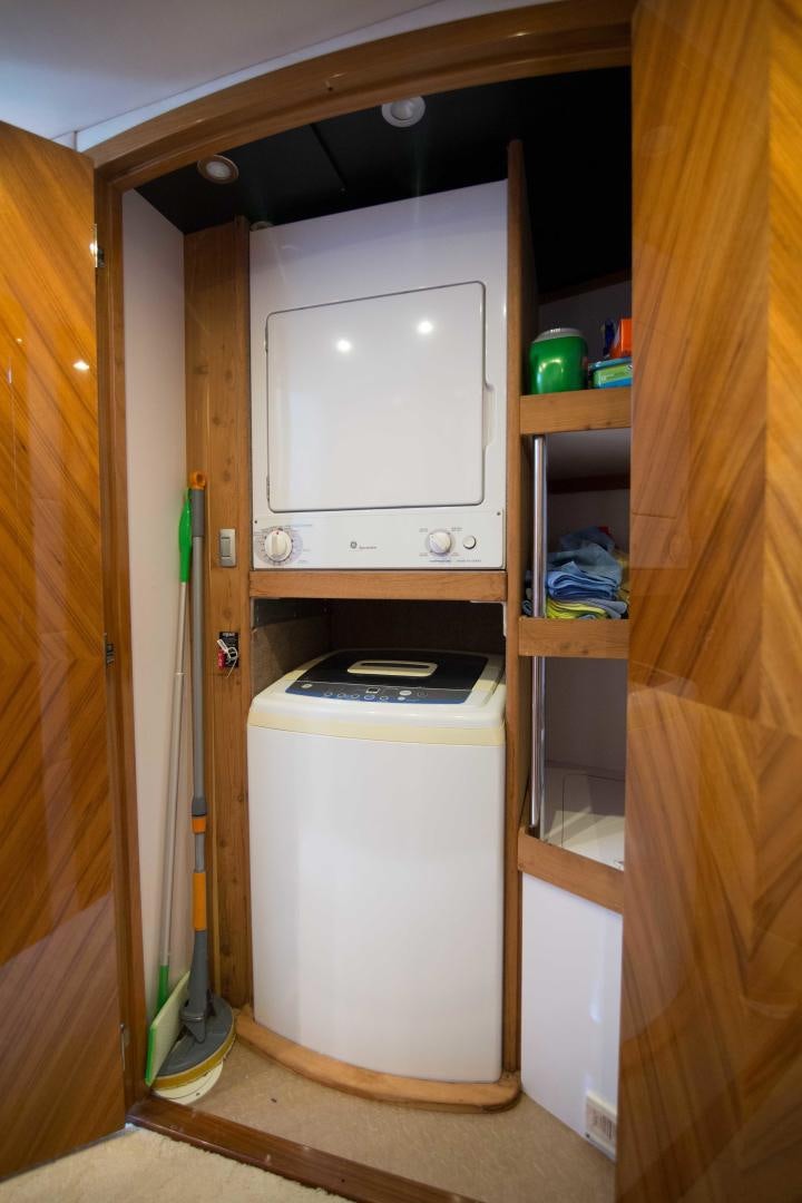 a white rectangular object with a vent on top of it aboard PREDATOR Yacht for Sale