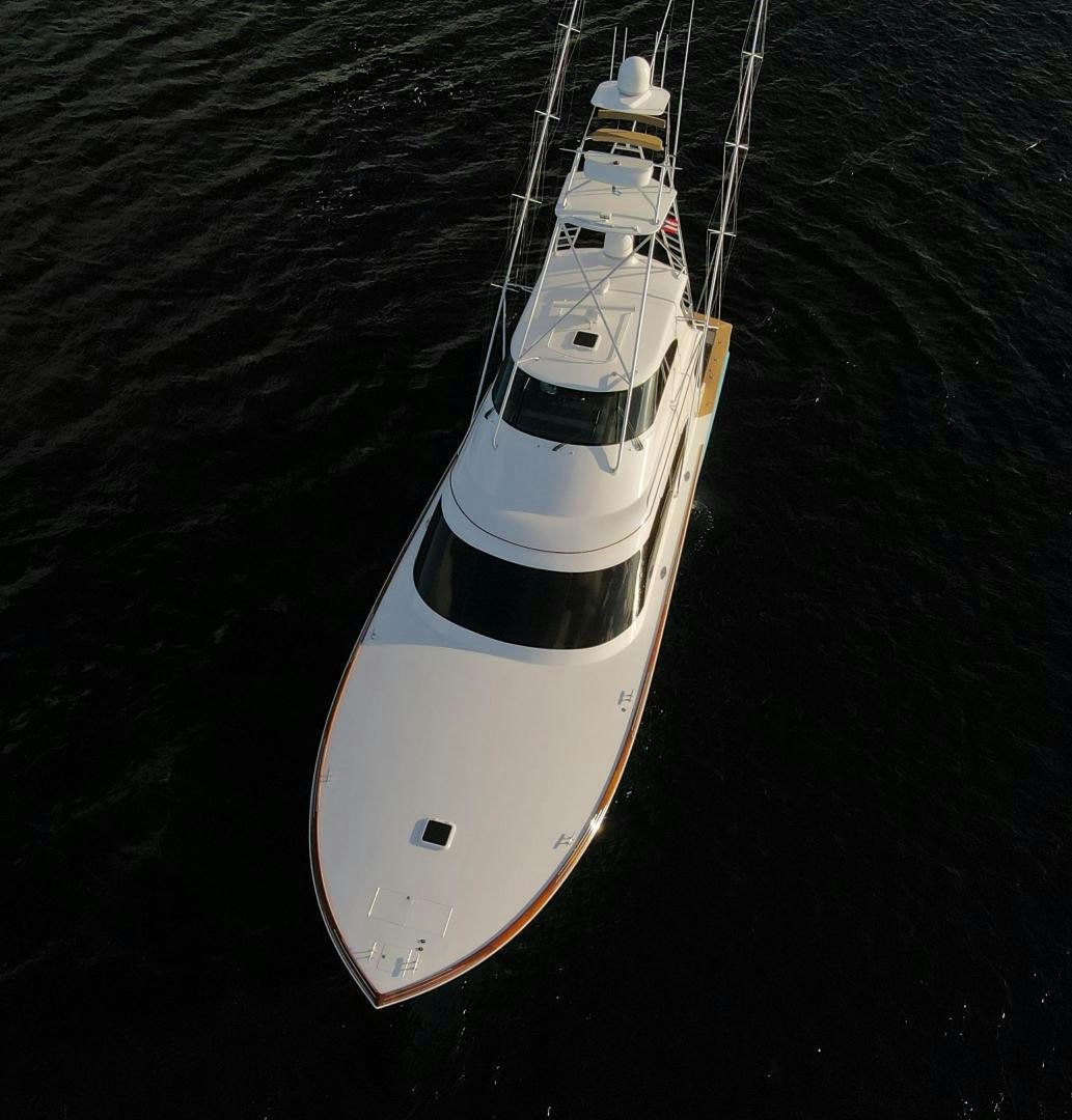 a ship in the water aboard PREDATOR Yacht for Sale