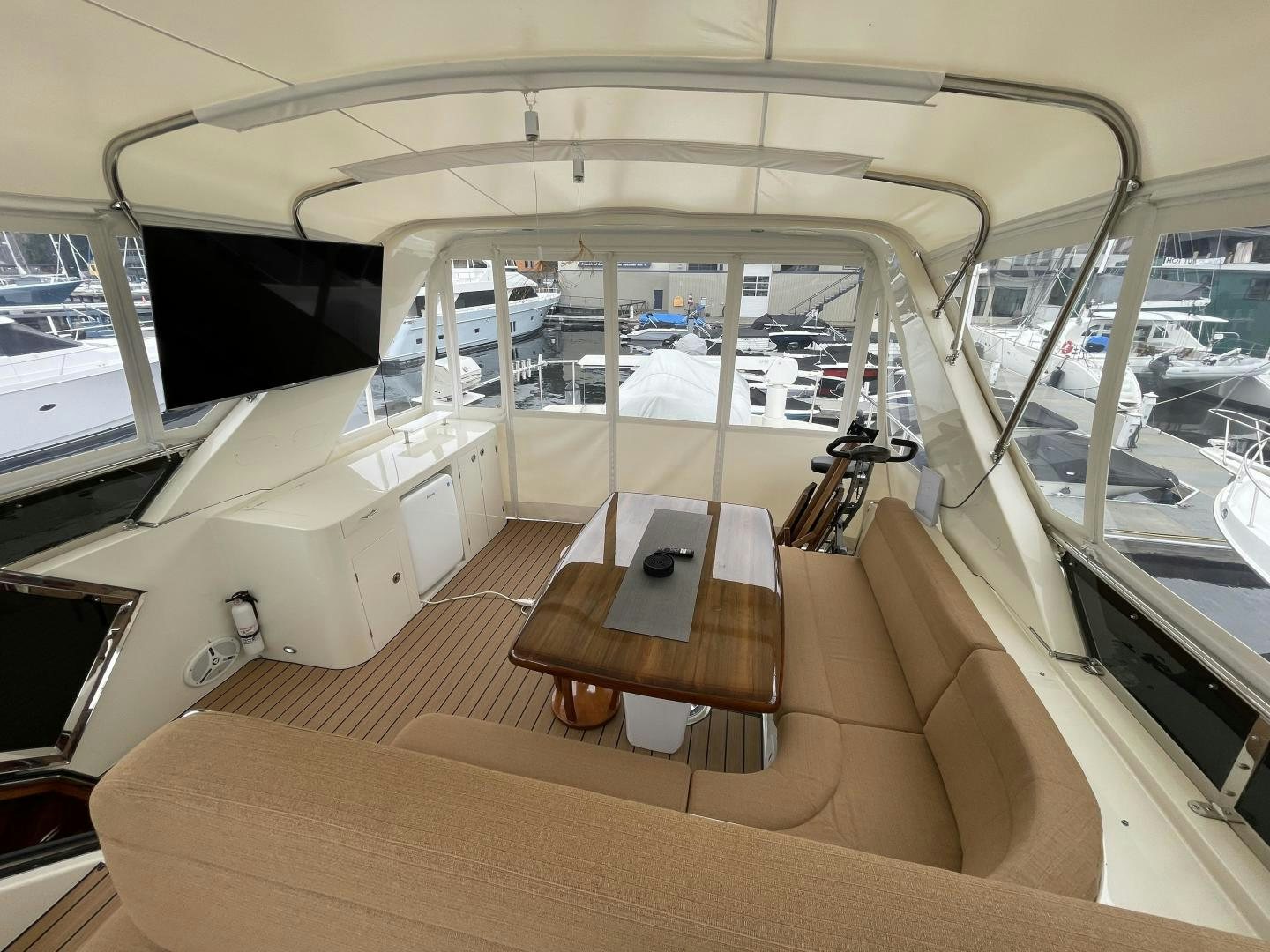 inside of a vehicle aboard MIA & MAUI JIM Yacht for Sale