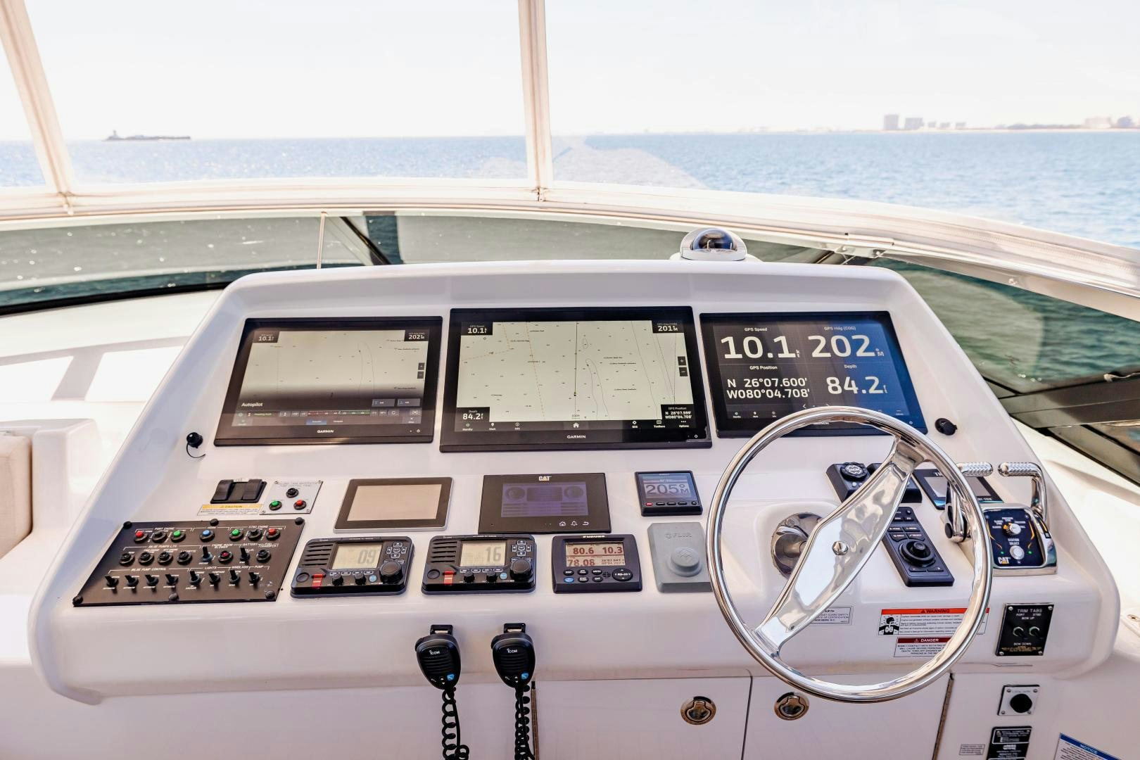 the inside of a boat aboard BELLA SKY Yacht for Sale