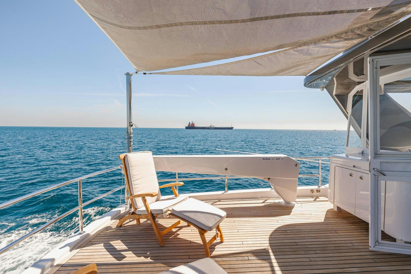 a boat on the water aboard BELLA SKY Yacht for Sale