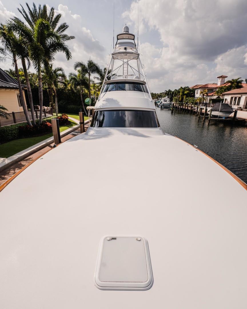 a boat on a body of water aboard AUSPICIOUS Yacht for Sale