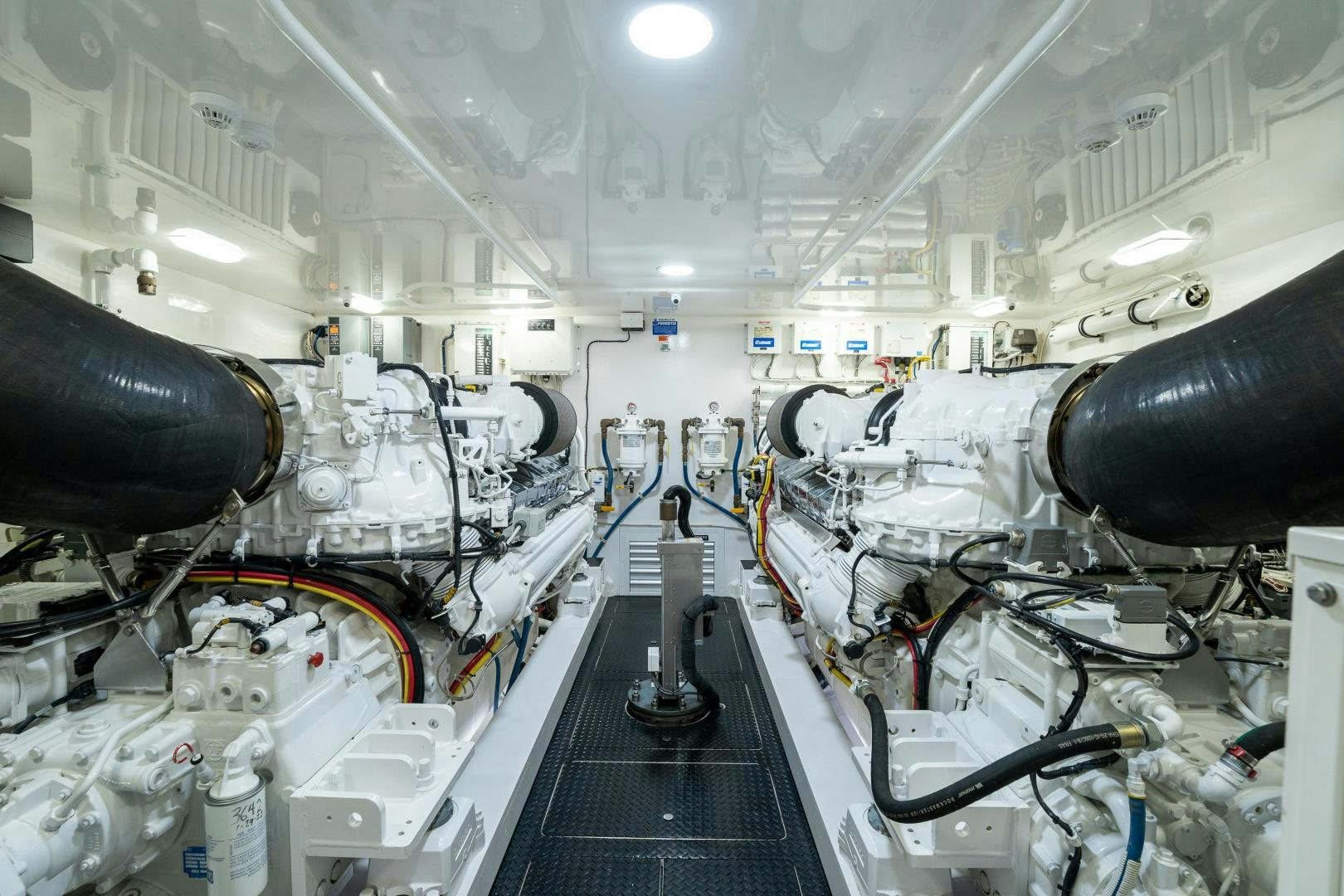 a machine inside a factory aboard AUSPICIOUS Yacht for Sale