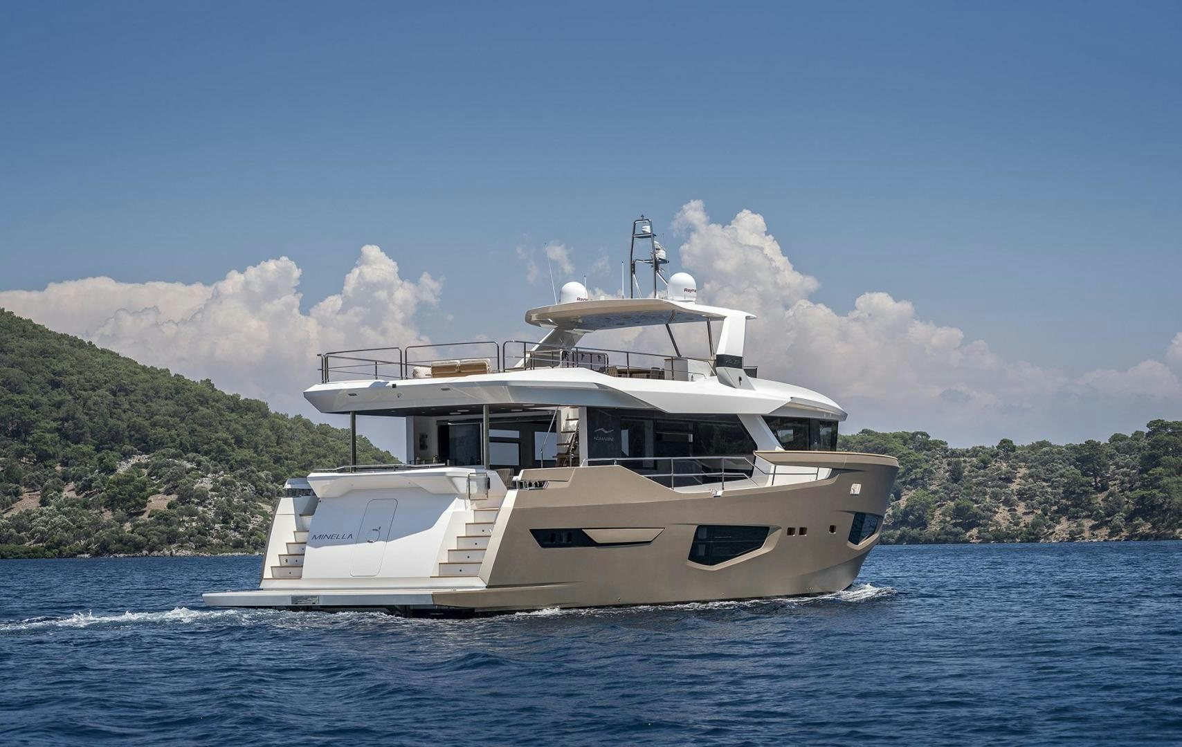 a boat on the water aboard 26XP HULL 24 Yacht for Sale