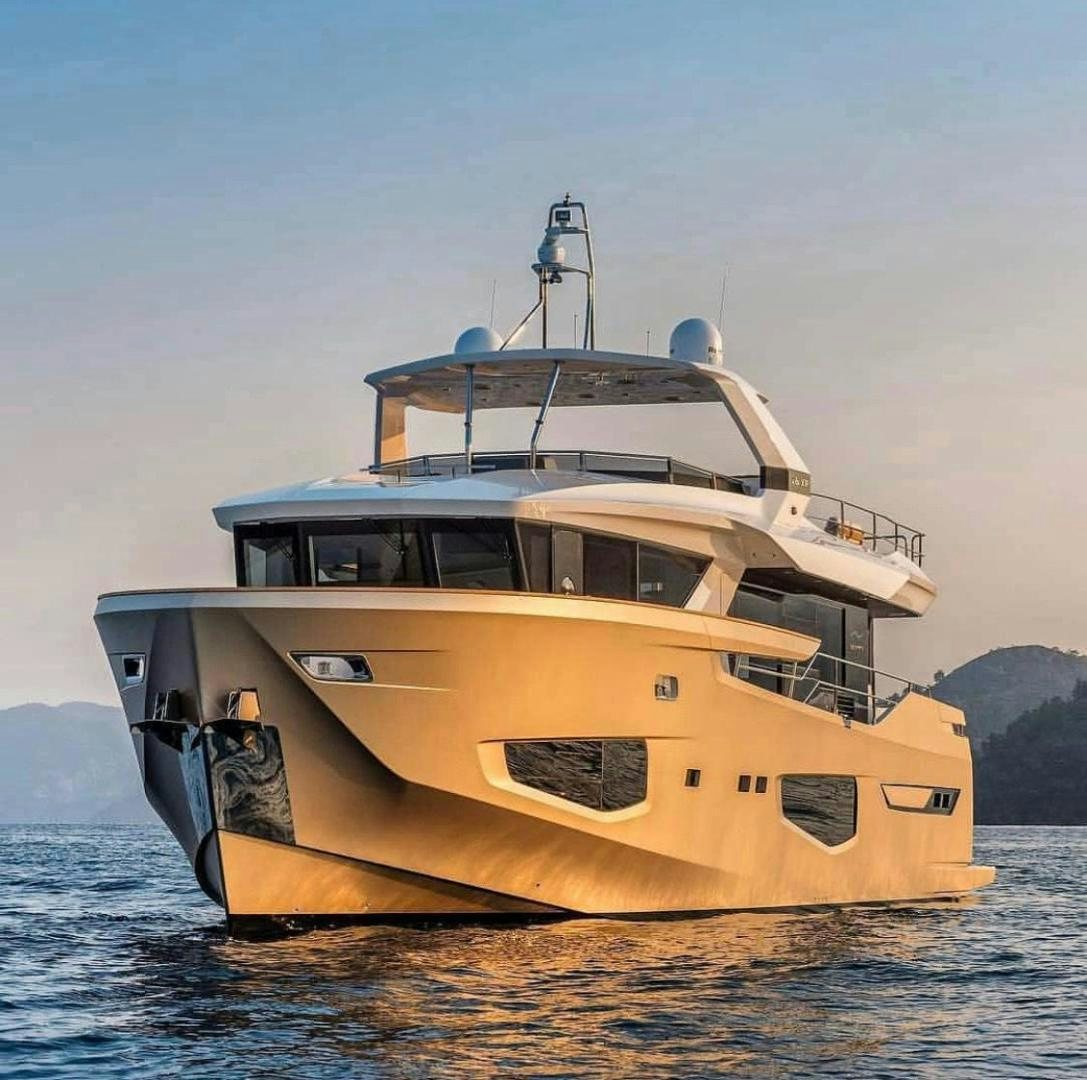 a boat in the water aboard 26XP HULL 24 Yacht for Sale