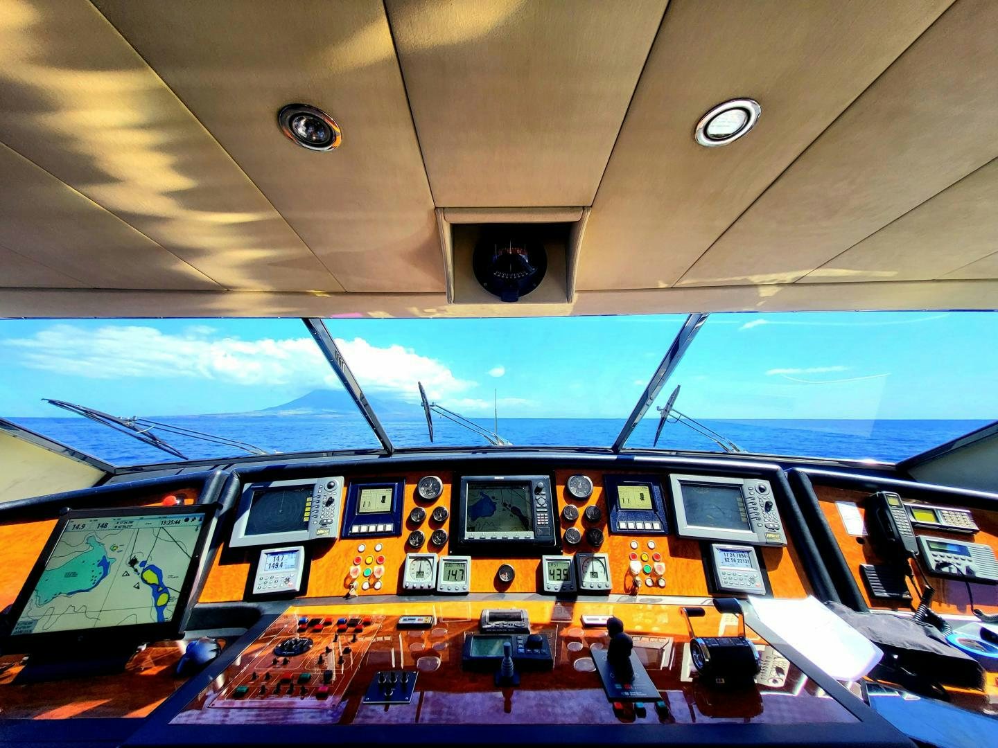 inside of an airplane aboard CHAMPAGNE & CAVIAR Yacht for Sale