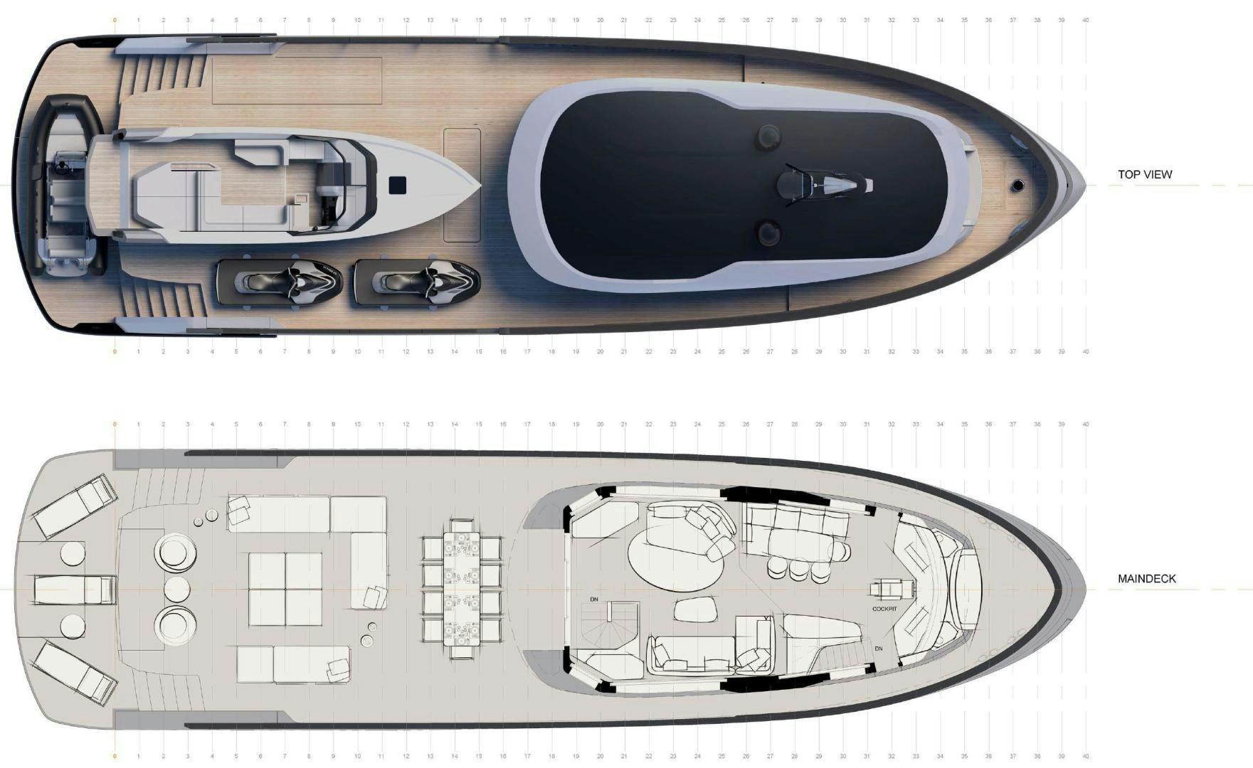 a diagram of a computer aboard ALUNA 87 Yacht for Sale