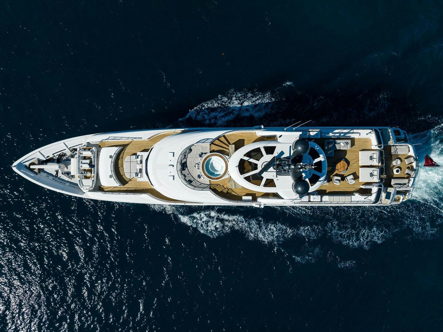 a space ship in outer space aboard SEANASH Yacht for Sale