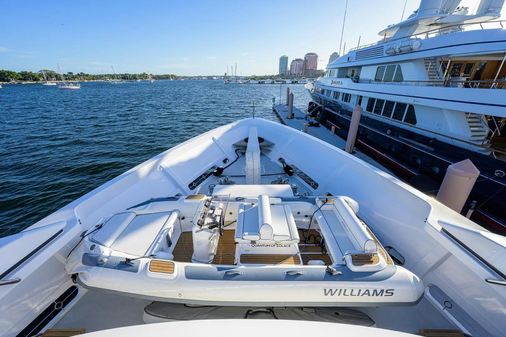 a boat on the water aboard SEANASH Yacht for Sale