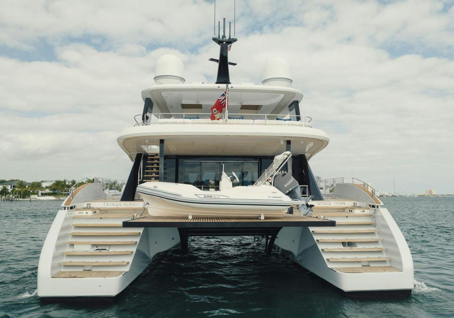 a boat on the water aboard SANDY II Yacht for Sale