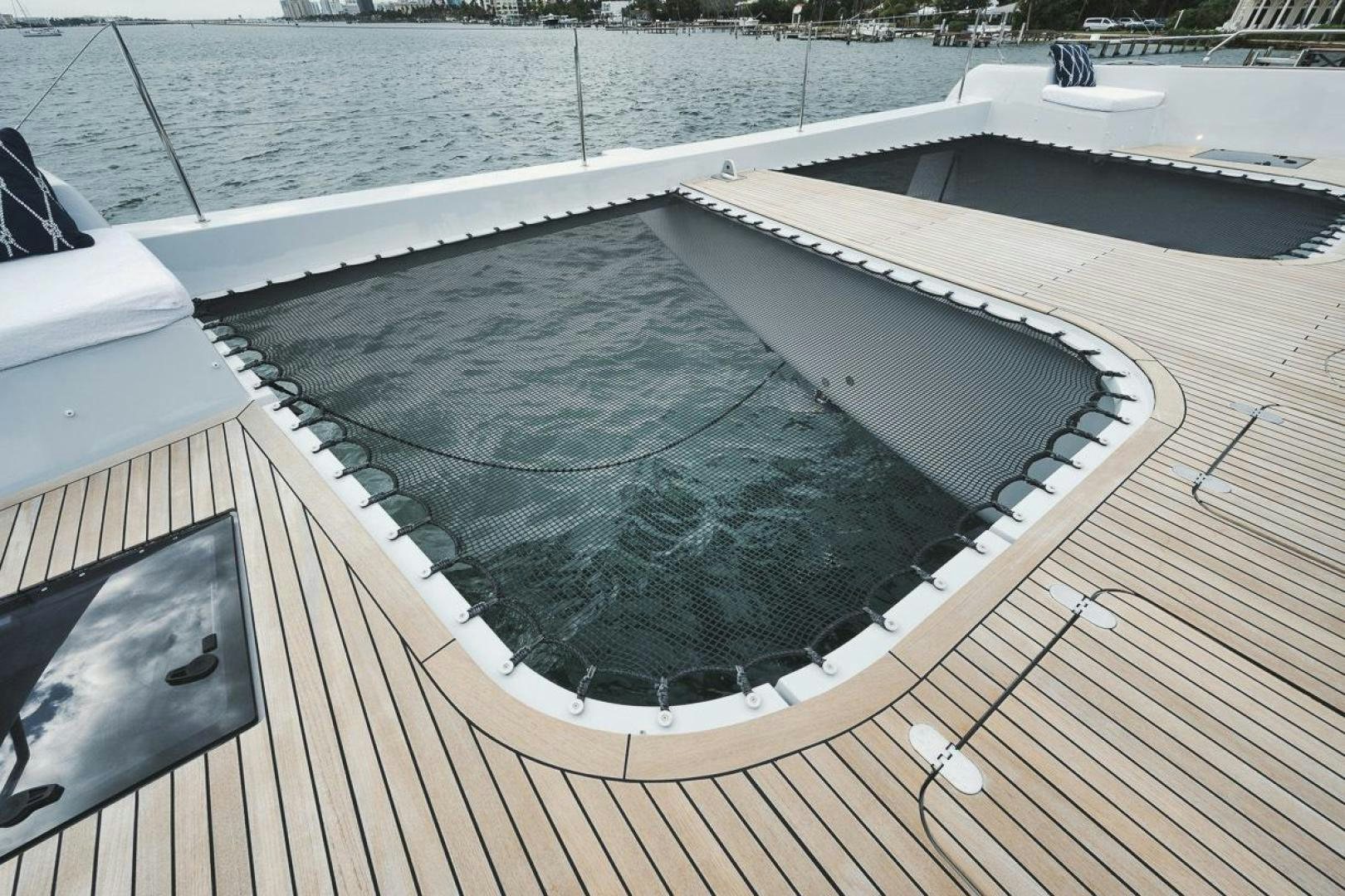 a large solar panel on a deck aboard SANDY II Yacht for Sale