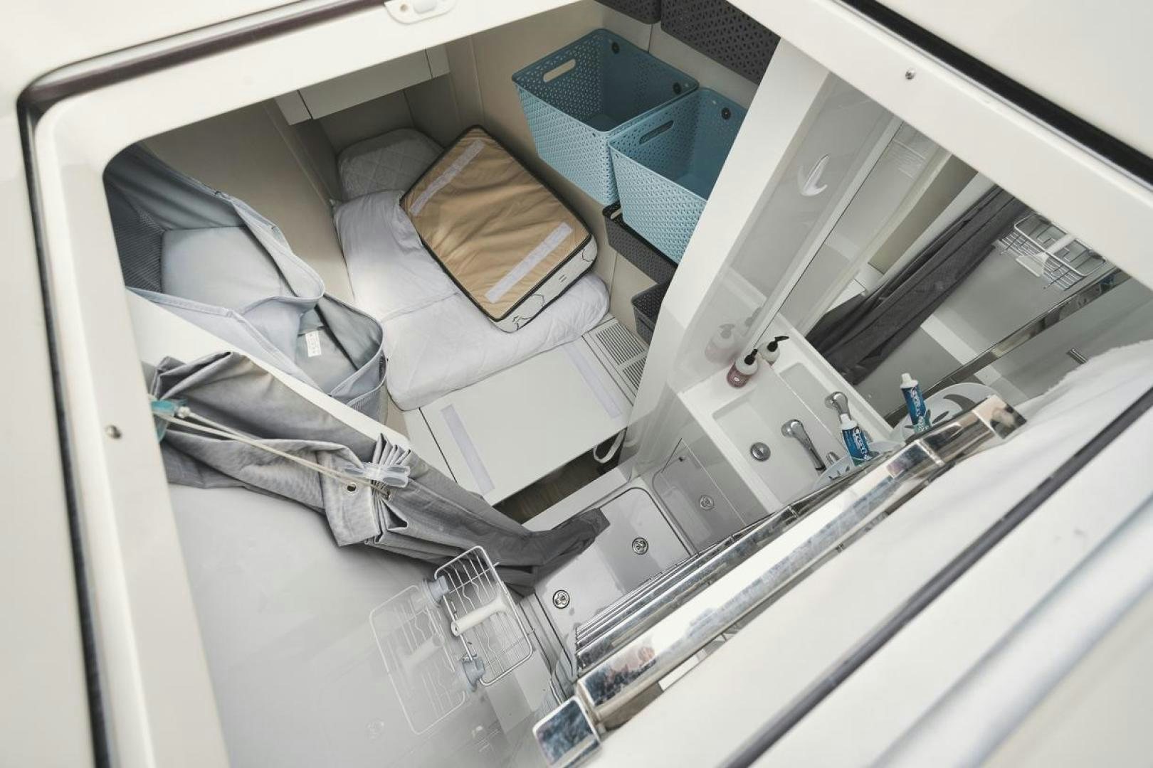 a close-up of a car aboard SANDY II Yacht for Sale