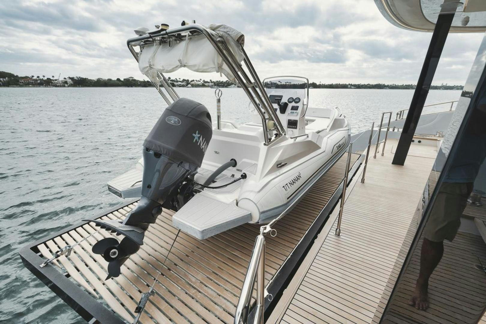 a boat on the water aboard SANDY II Yacht for Sale