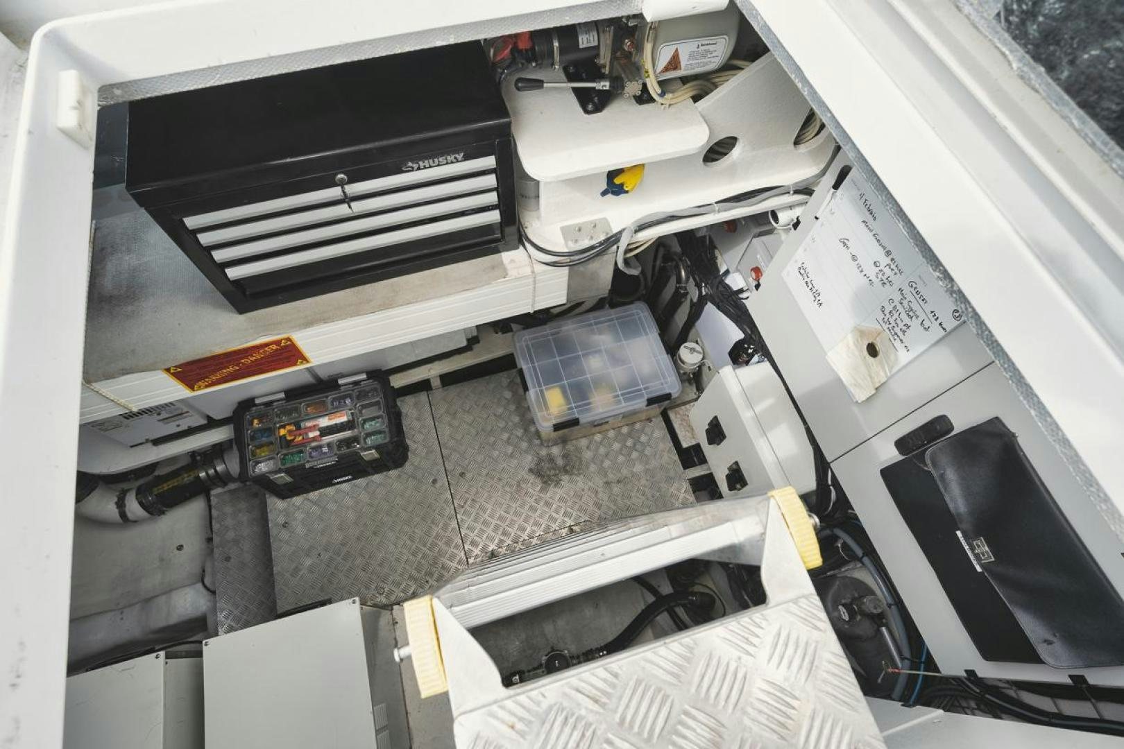 a car with a vent and a vent aboard SANDY II Yacht for Sale