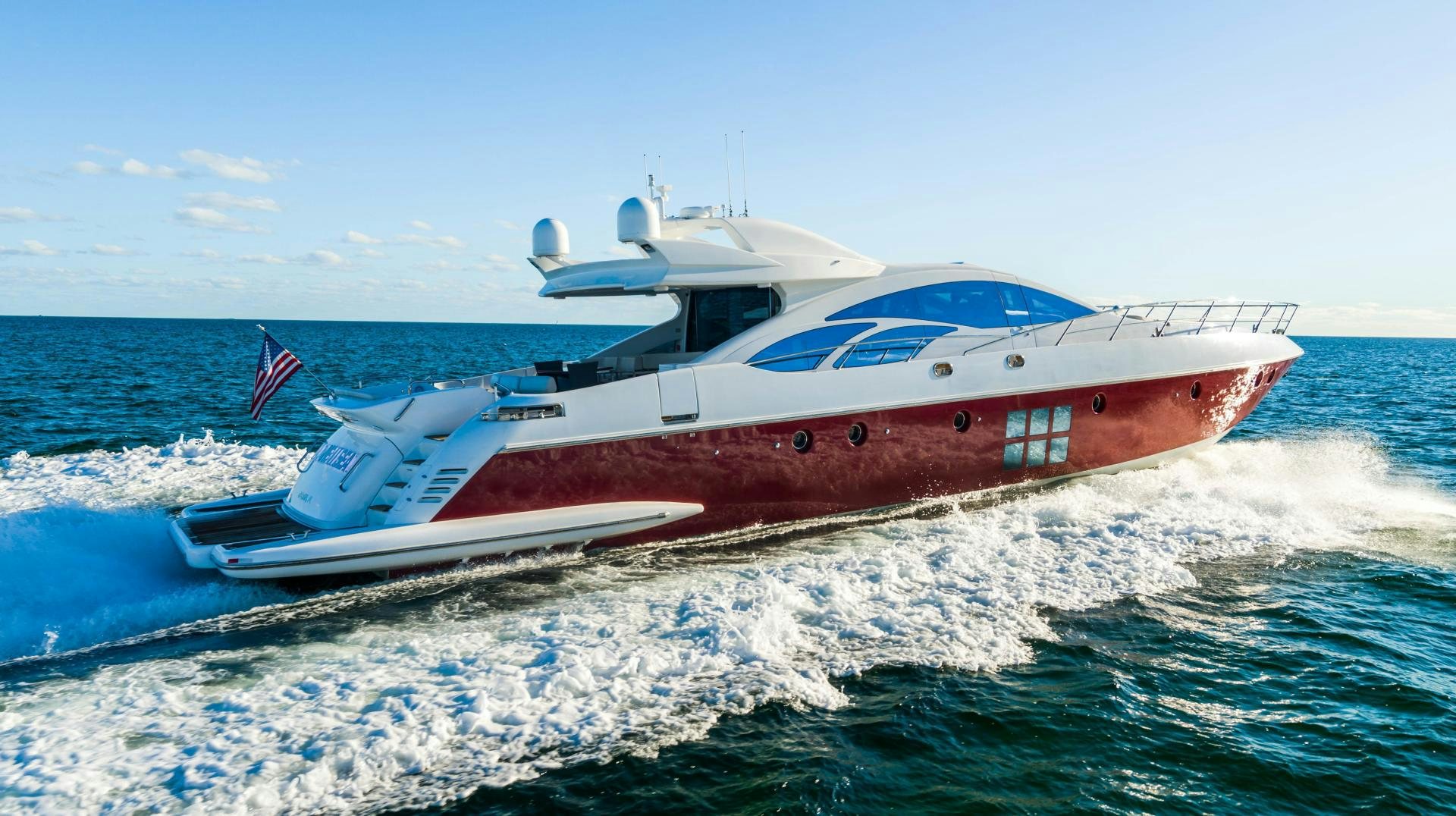 a boat in the water aboard PLANE II SEA Yacht for Sale