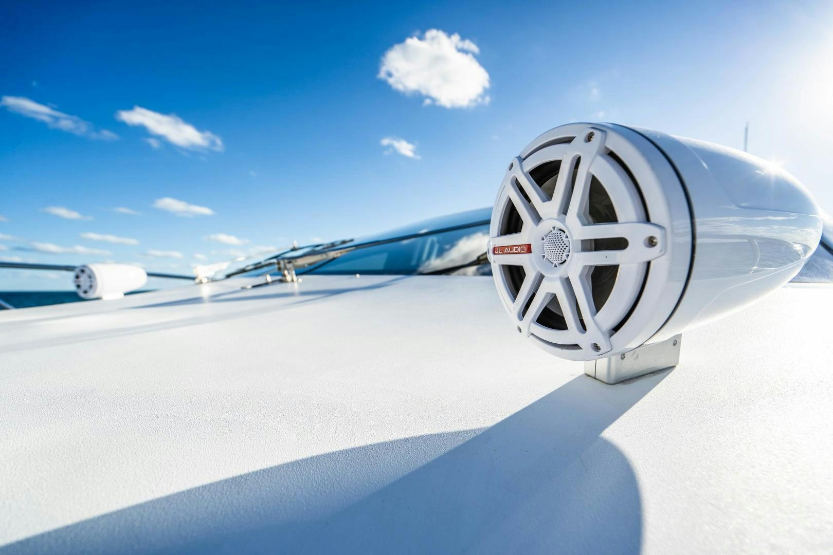 a close-up of a rocket aboard PLANE II SEA Yacht for Sale