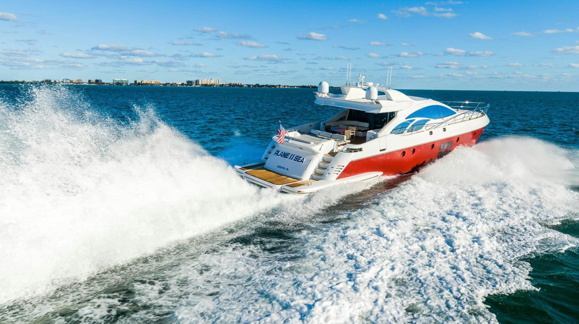 a boat on a body of water aboard PLANE II SEA Yacht for Sale