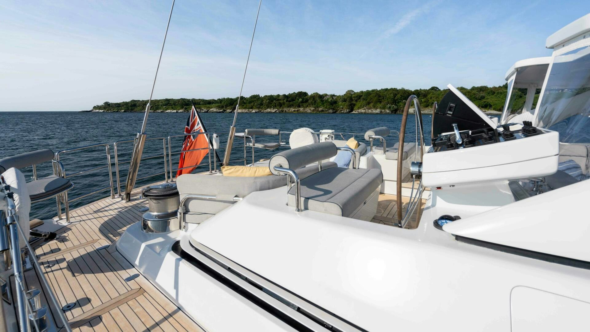 a boat on the water aboard ANEMOI Yacht for Sale