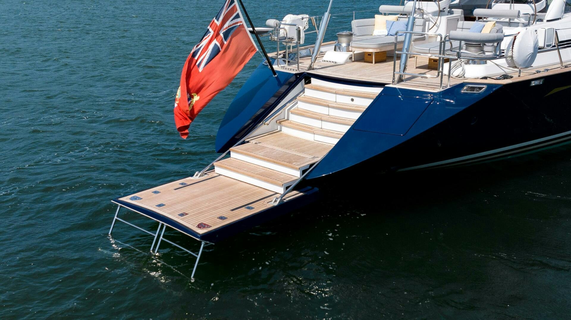 a couple of boats on the water aboard ANEMOI Yacht for Sale
