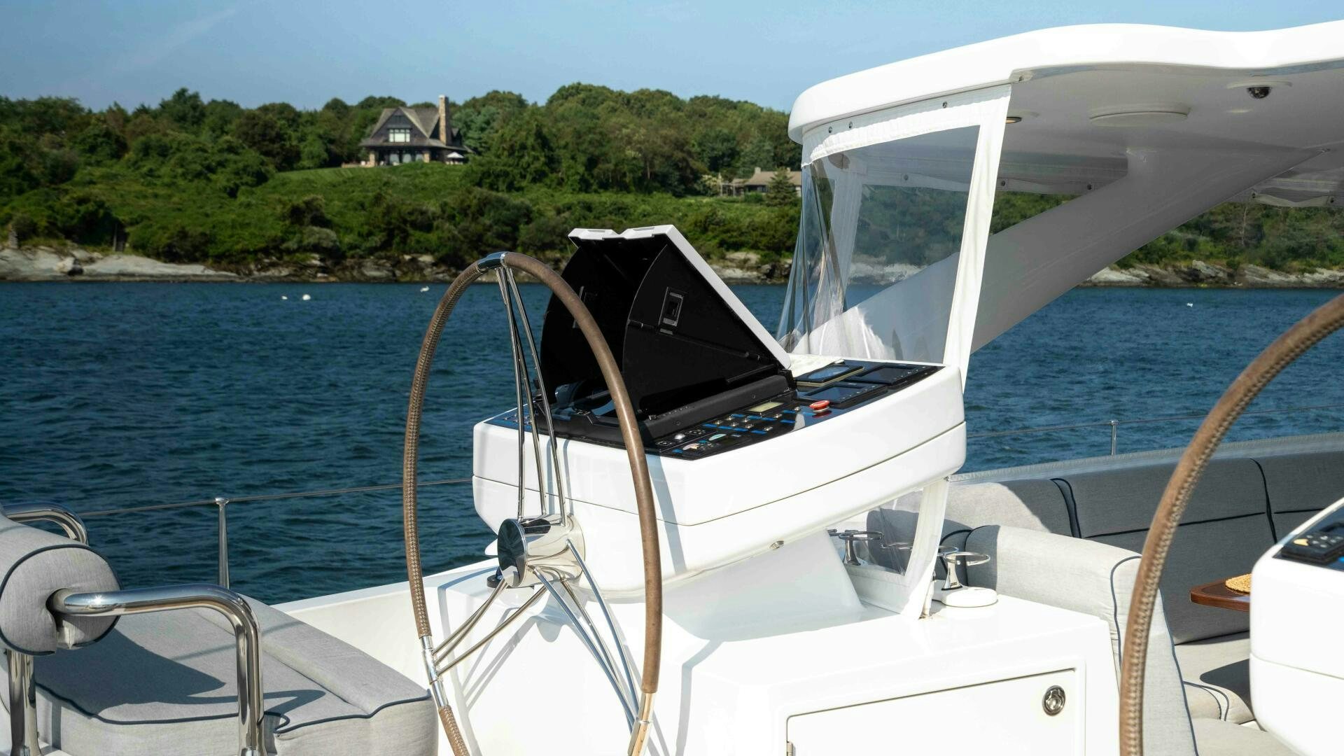 a boat on the water aboard ANEMOI Yacht for Sale