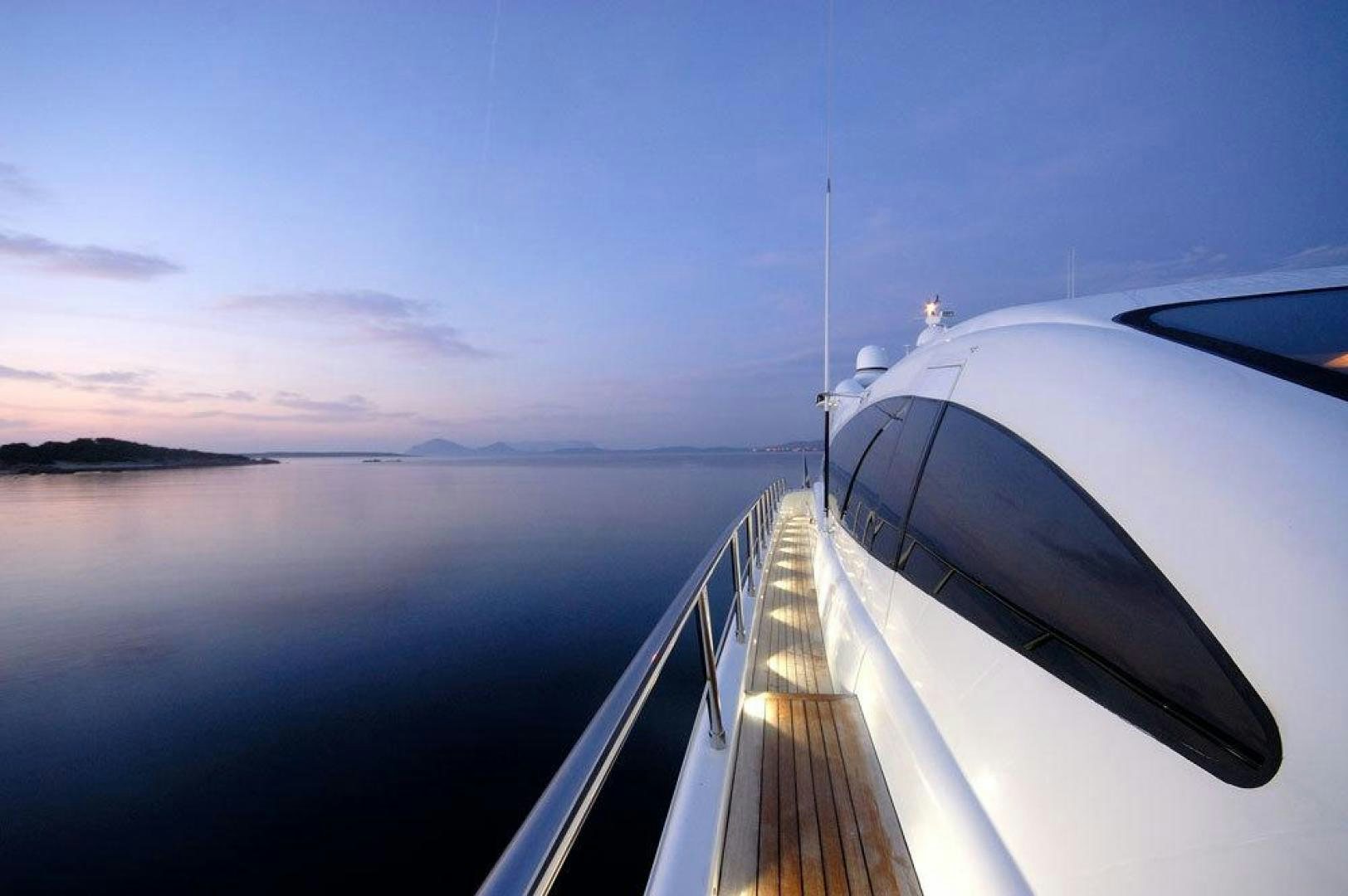 a boat on the water aboard ARES Yacht for Sale