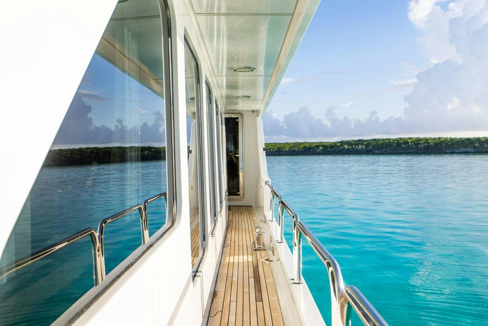 a boat on the water aboard GRADE I Yacht for Sale