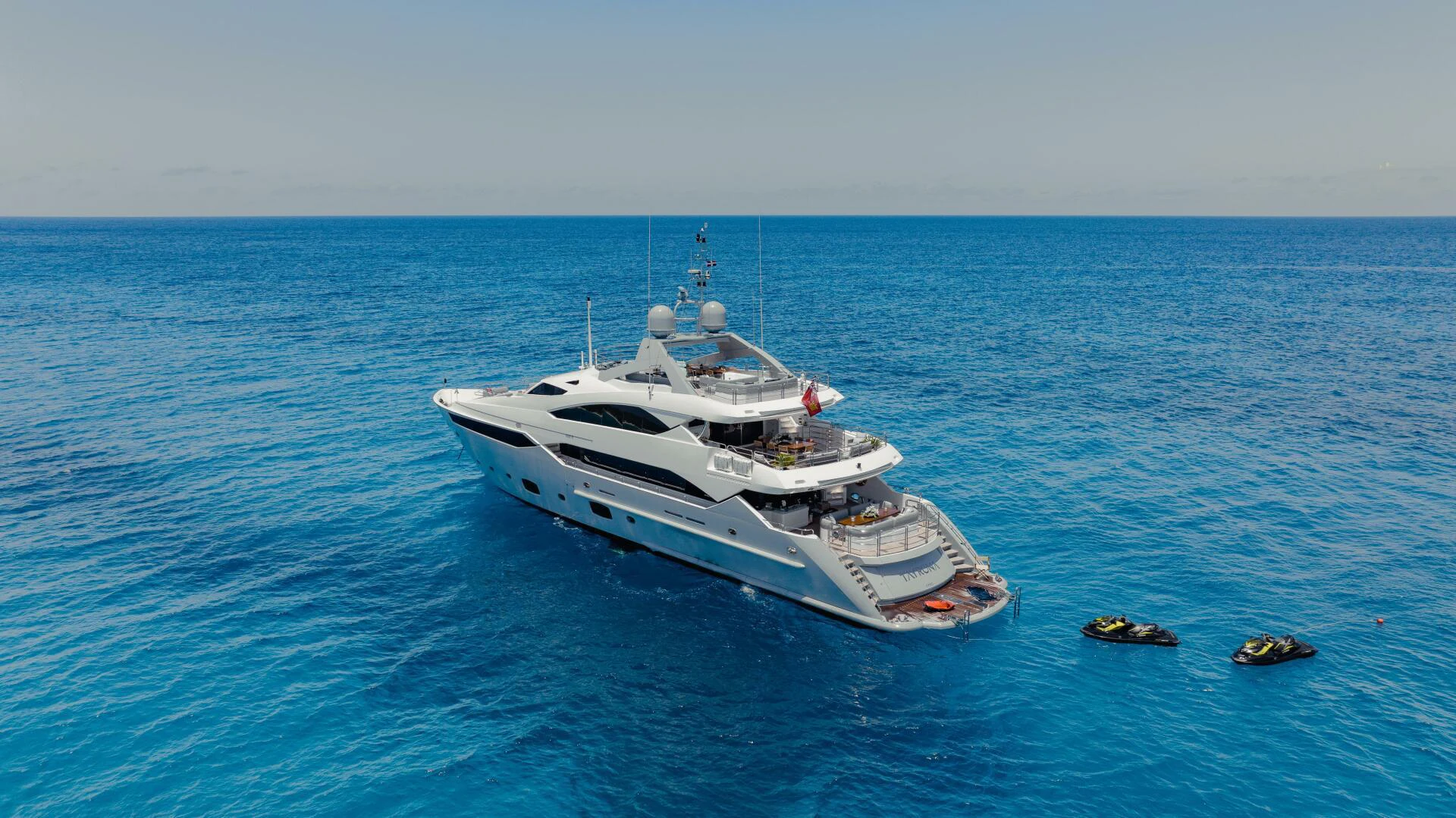 a boat in the water aboard TAYRONA Yacht for Sale