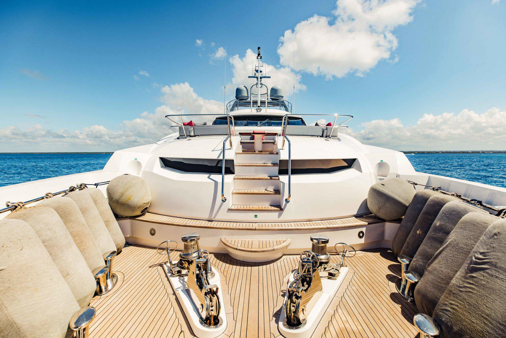 a boat on the water aboard TAYRONA Yacht for Sale