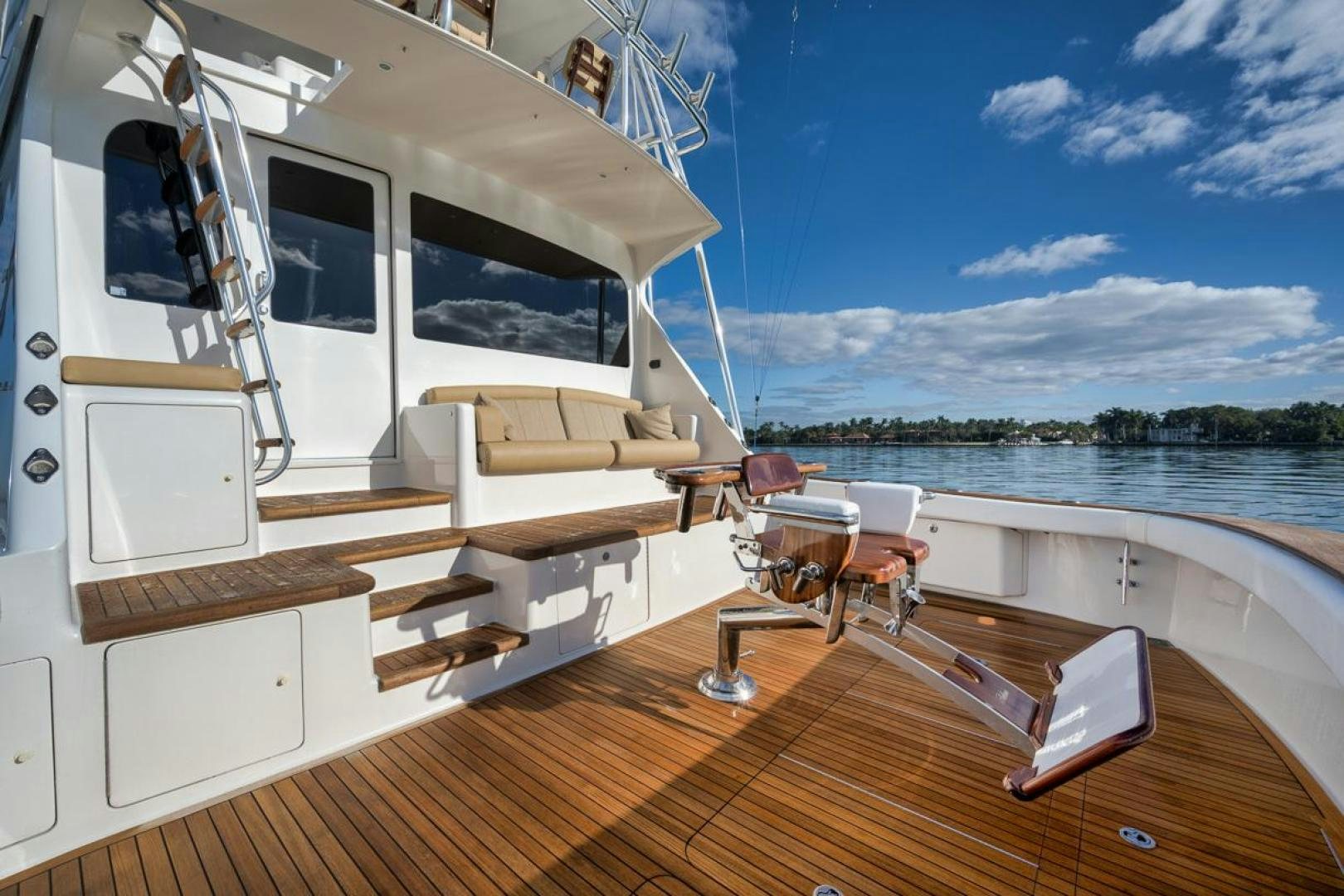 a boat on a body of water aboard 68 VIKING Yacht for Sale