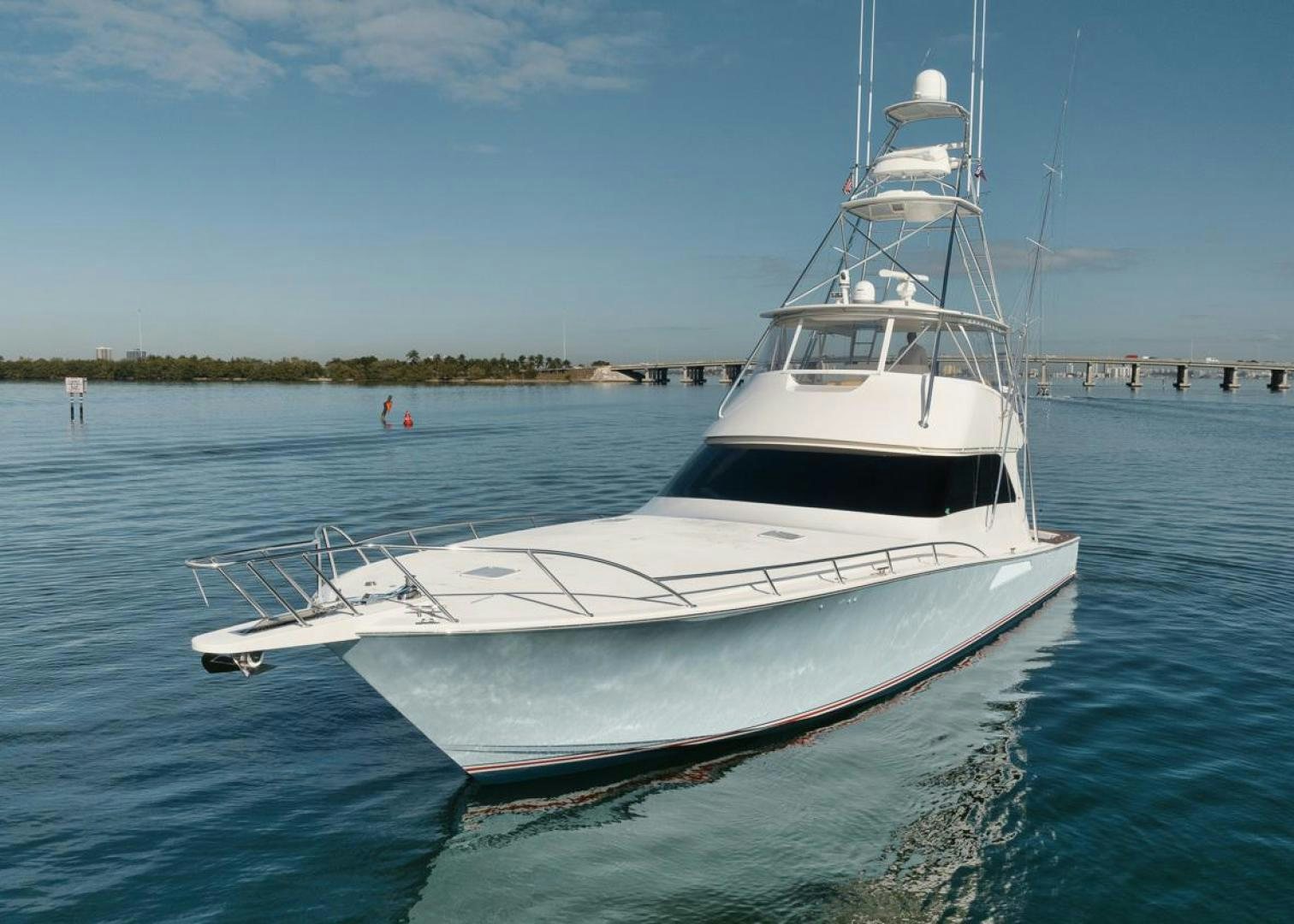 a boat in the water aboard 68 VIKING Yacht for Sale